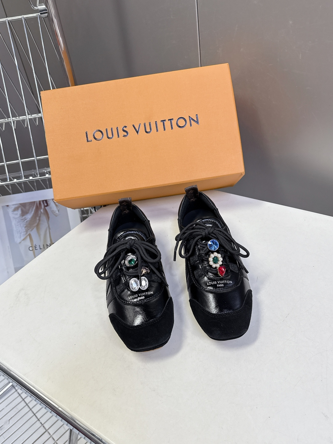 Louis Vuitton路易威登驴牌春夏Sneakerina系列 芭蕾运动鞋 德训鞋 平底鞋 原版三对