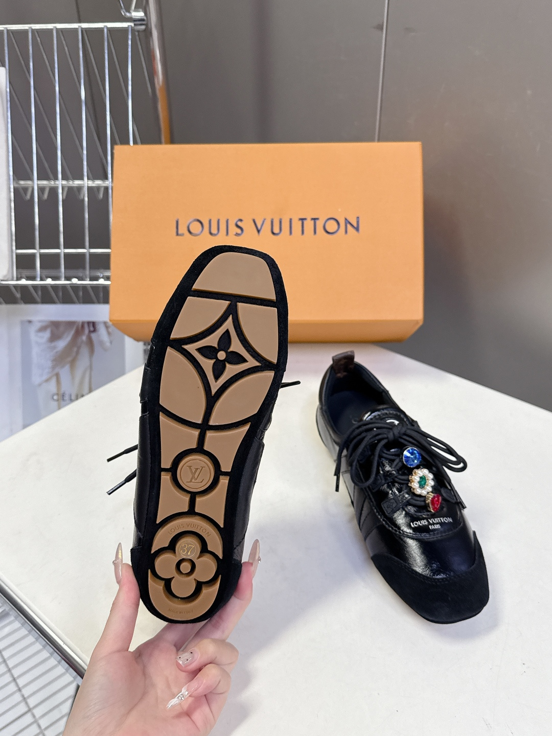 Louis Vuitton路易威登驴牌春夏Sneakerina系列 芭蕾运动鞋 德训鞋 平底鞋 原版三对