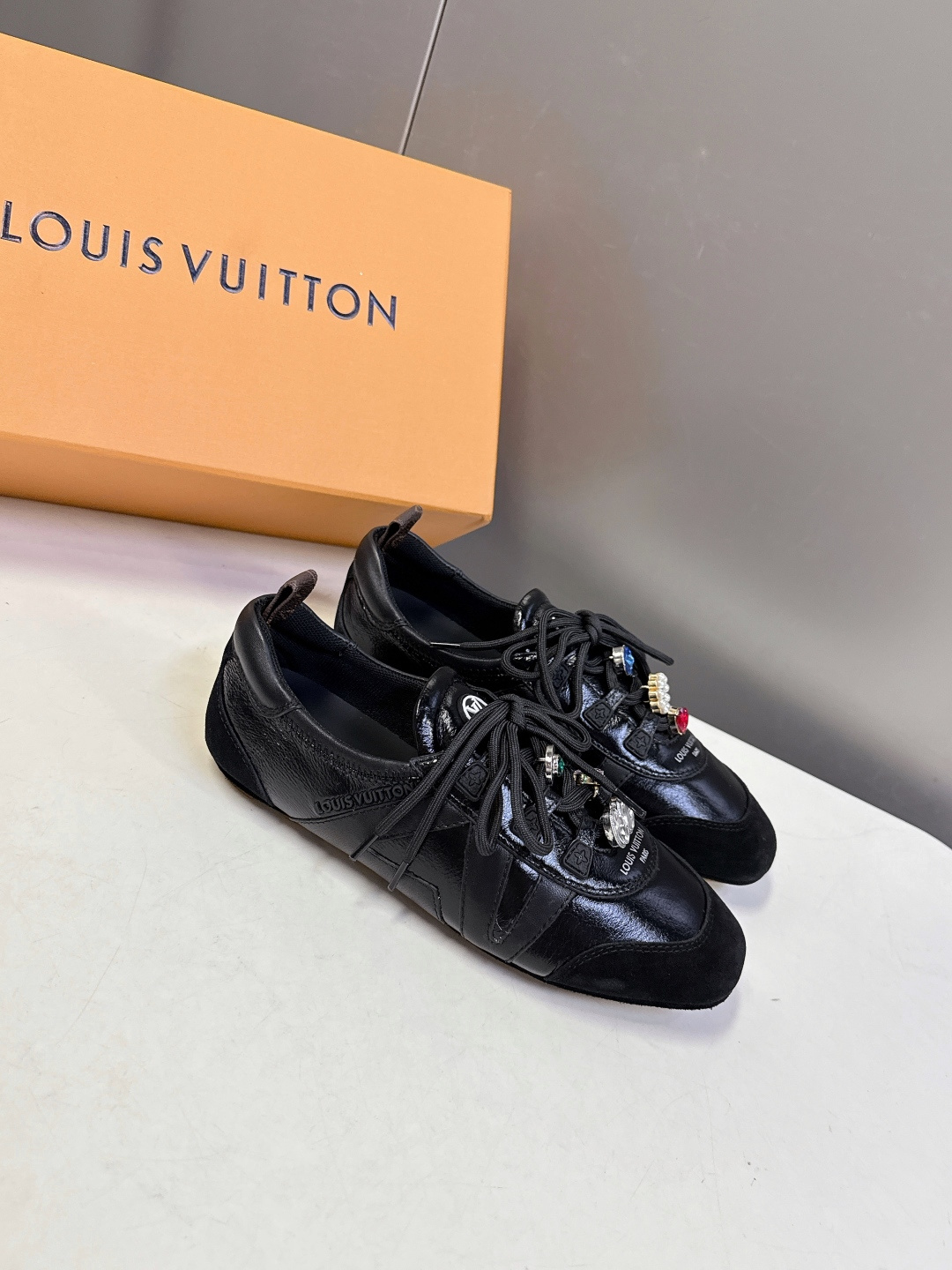 Louis Vuitton路易威登驴牌春夏Sneakerina系列 芭蕾运动鞋 德训鞋 平底鞋 原版三对