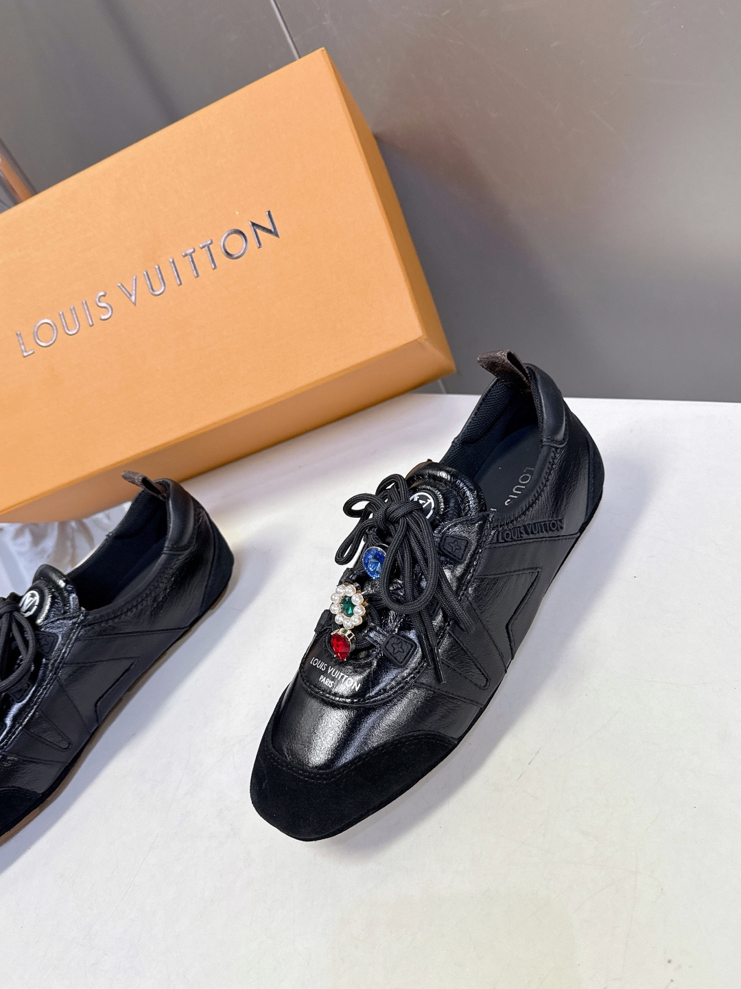 Louis Vuitton路易威登驴牌春夏Sneakerina系列 芭蕾运动鞋 德训鞋 平底鞋 原版三对