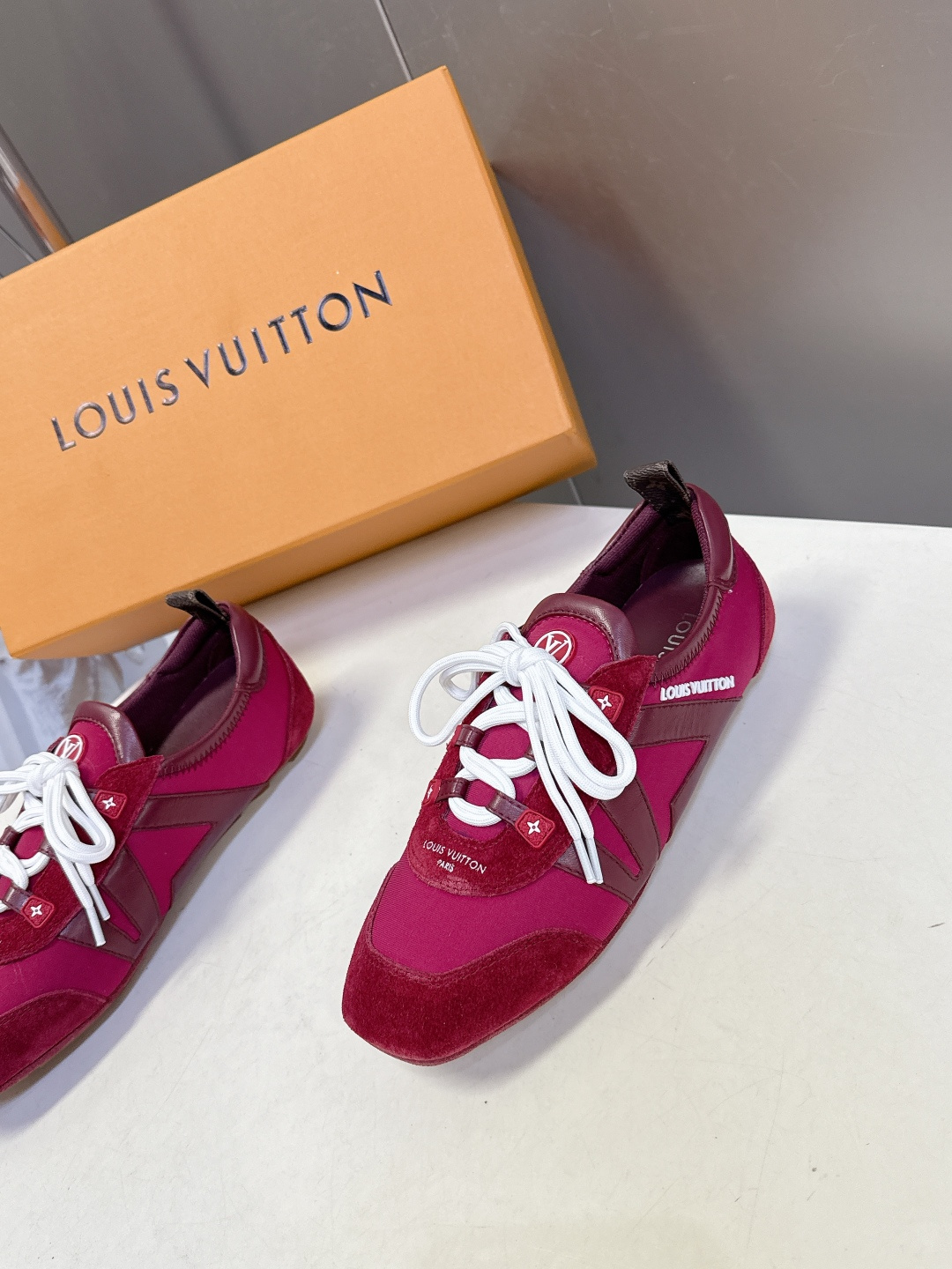 Louis Vuitton路易威登驴牌春夏Sneakerina系列 芭蕾运动鞋 德训鞋 平底鞋 原版三对