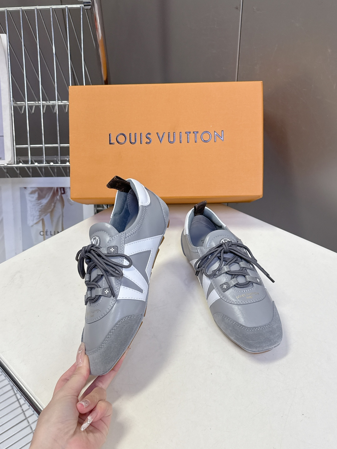 Louis Vuitton路易威登驴牌春夏Sneakerina系列 芭蕾运动鞋 德训鞋 平底鞋 原版三对