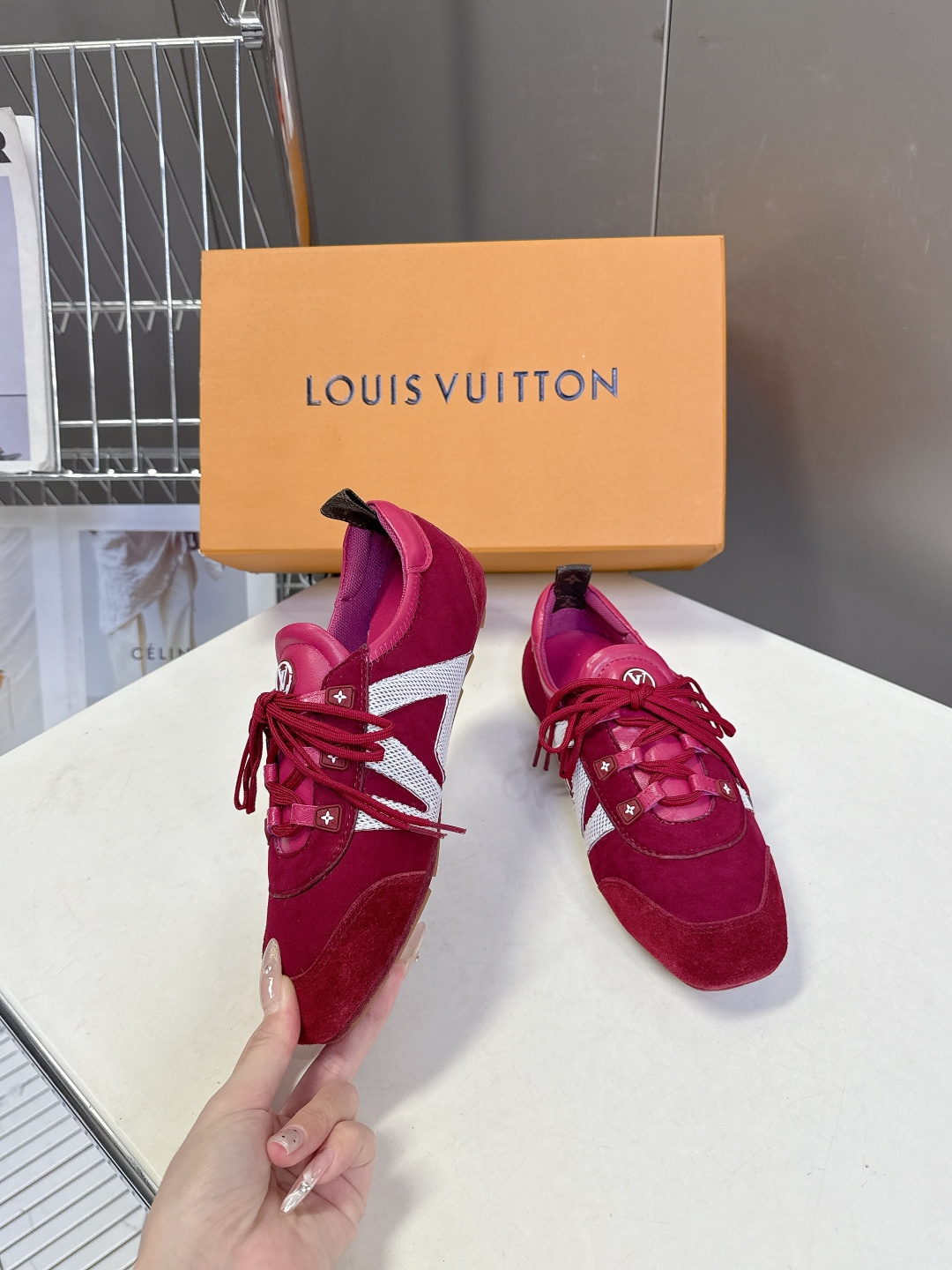 Louis Vuitton路易威登驴牌春夏Sneakerina系列 芭蕾运动鞋 德训鞋 平底鞋 原版三对