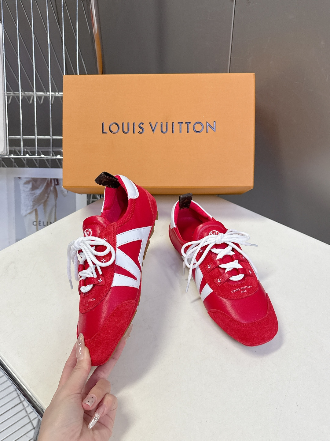 Louis Vuitton路易威登驴牌春夏Sneakerina系列 芭蕾运动鞋 德训鞋 平底鞋 原版三对