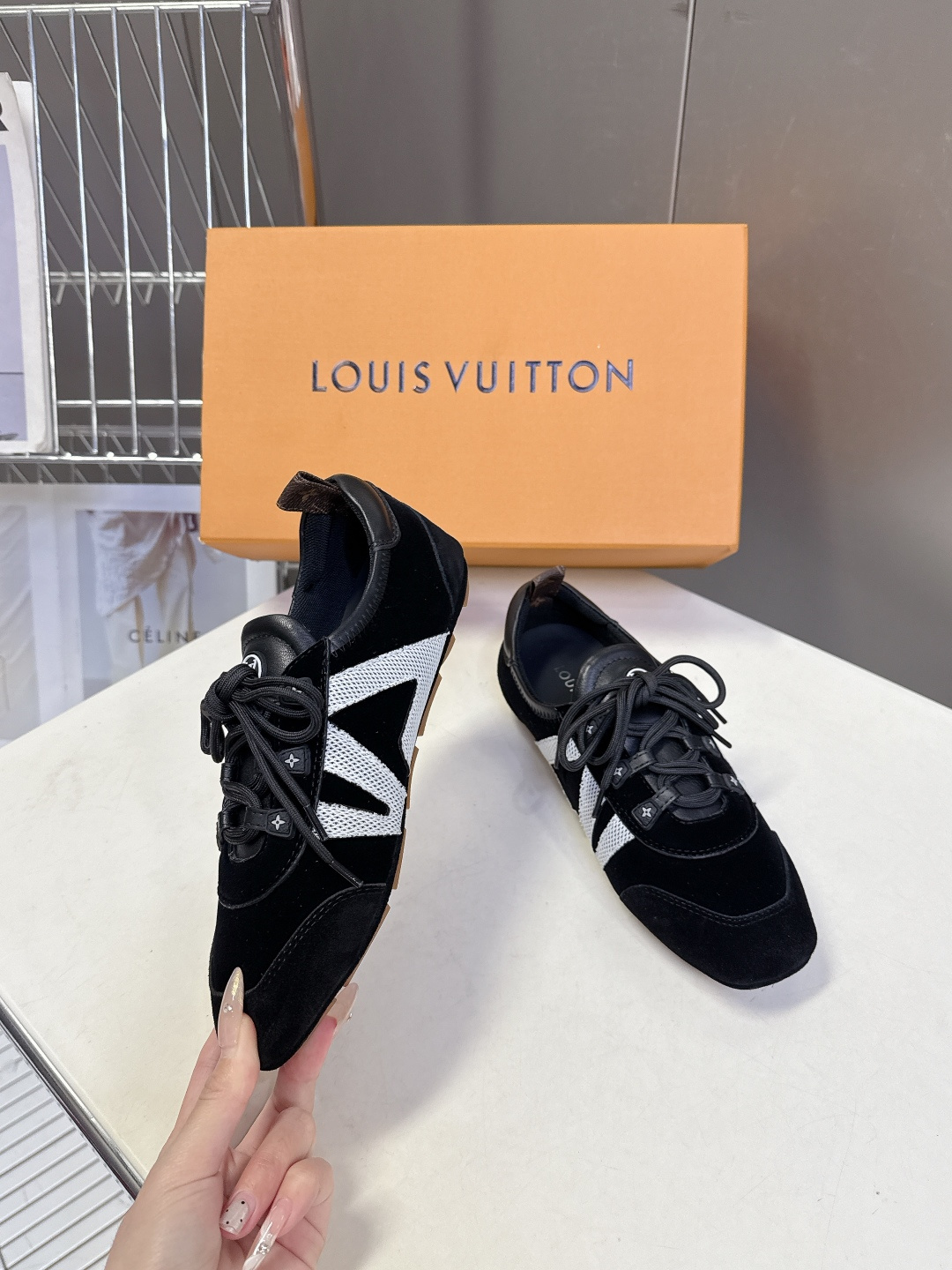 Louis Vuitton路易威登驴牌春夏Sneakerina系列 芭蕾运动鞋 德训鞋 平底鞋 原版三对
