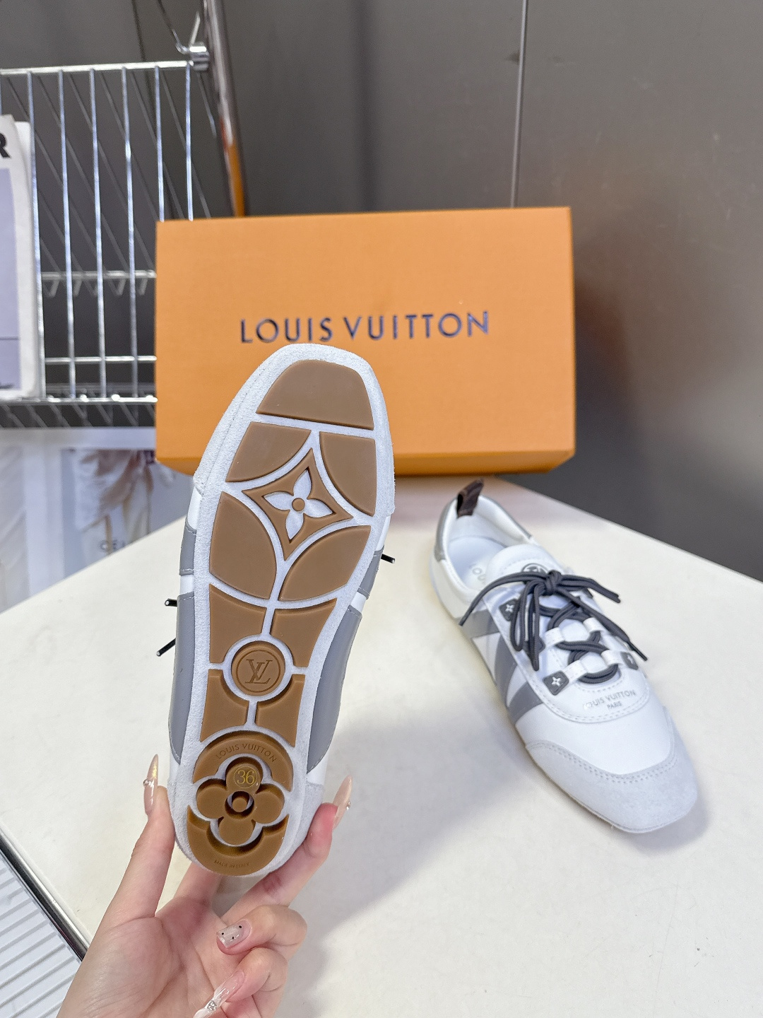 Louis Vuitton路易威登驴牌春夏Sneakerina系列 芭蕾运动鞋 德训鞋 平底鞋 原版三对