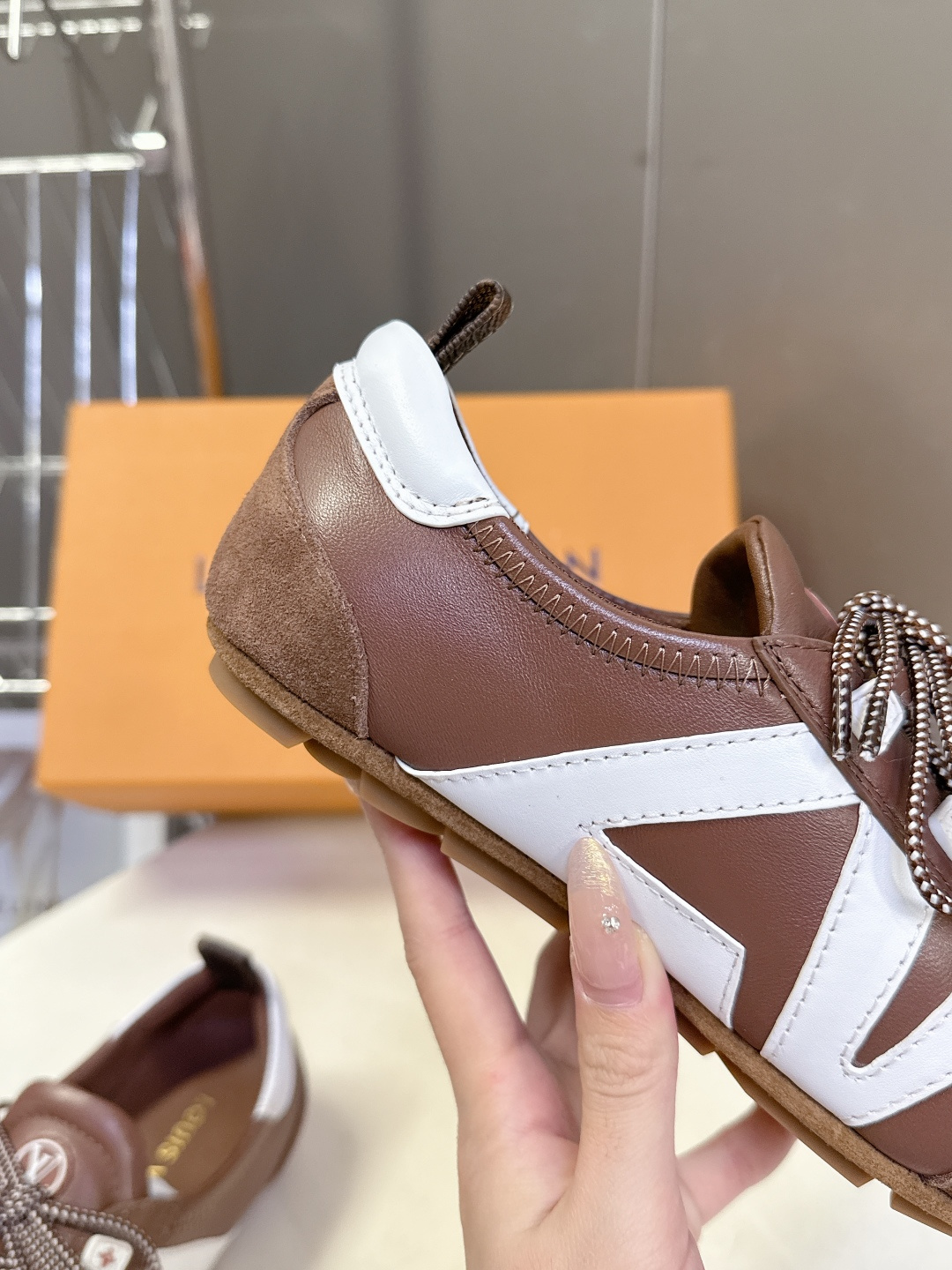 Louis Vuitton路易威登驴牌春夏Sneakerina系列 芭蕾运动鞋 德训鞋 平底鞋 原版三对