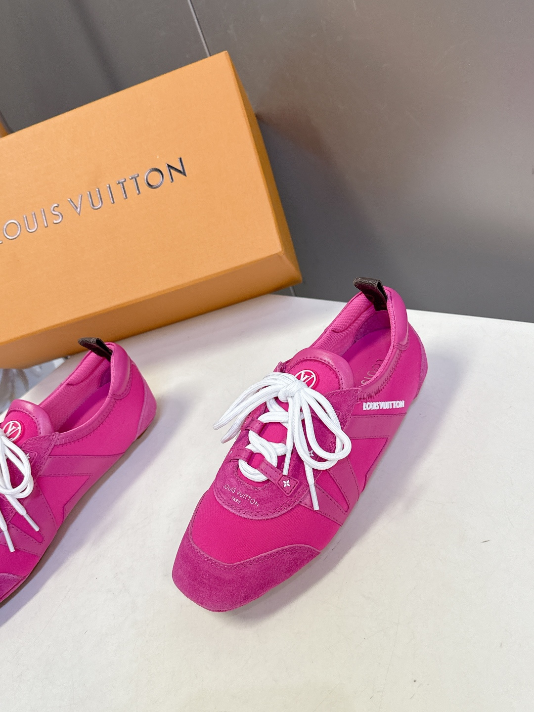 Louis Vuitton路易威登驴牌春夏Sneakerina系列 芭蕾运动鞋 德训鞋 平底鞋 原版三对