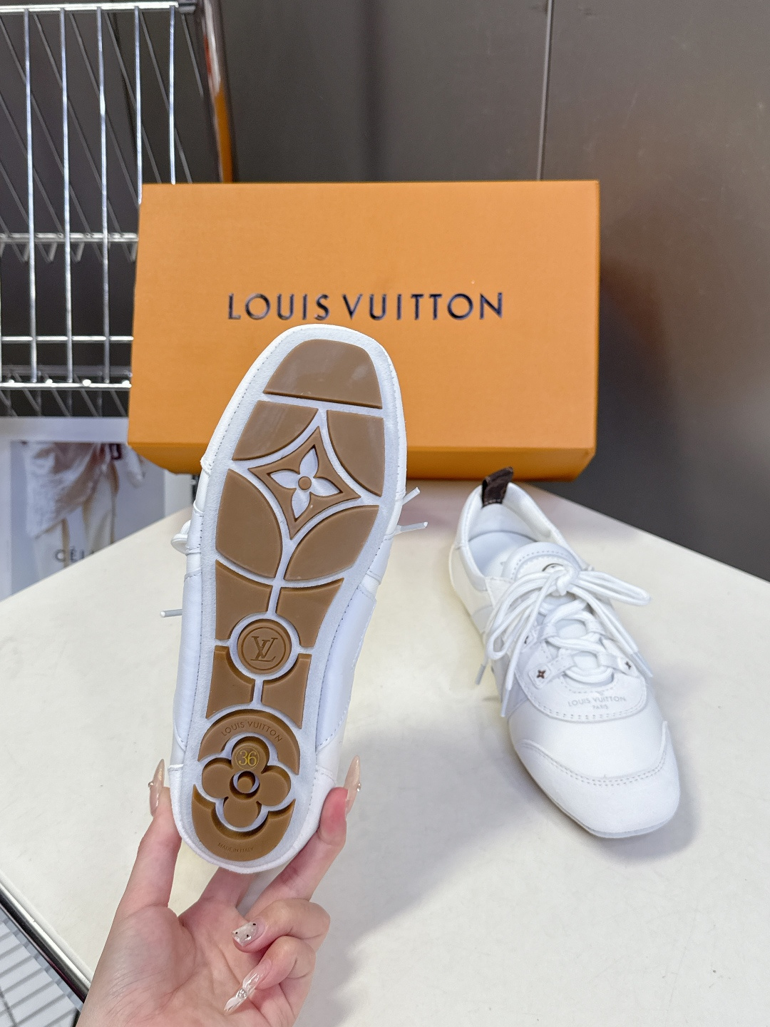 Louis Vuitton路易威登驴牌春夏Sneakerina系列 芭蕾运动鞋 德训鞋 平底鞋 原版三对