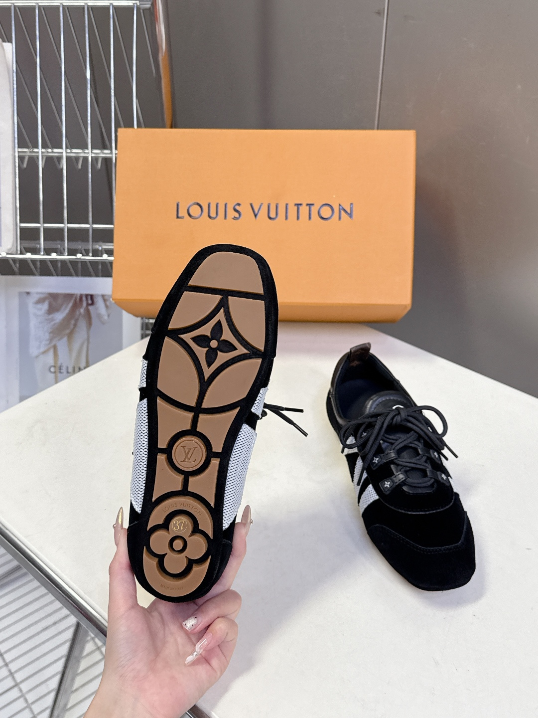 Louis Vuitton路易威登驴牌春夏Sneakerina系列 芭蕾运动鞋 德训鞋 平底鞋 原版三对