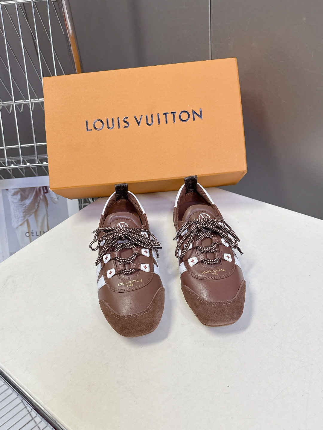 Louis Vuitton路易威登驴牌春夏Sneakerina系列 芭蕾运动鞋 德训鞋 平底鞋 原版三对