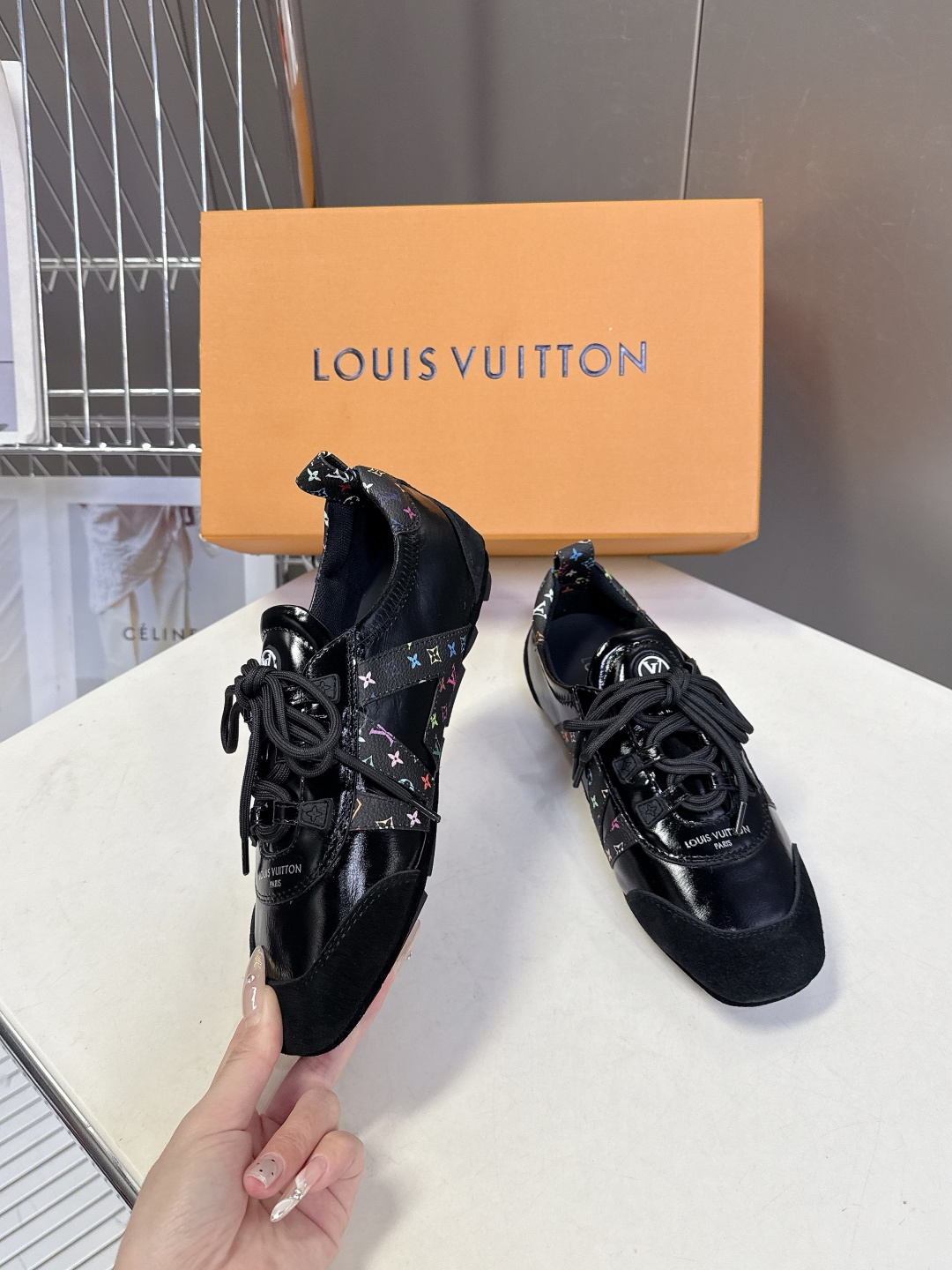 Louis Vuitton路易威登驴牌春夏Sneakerina系列 芭蕾运动鞋 德训鞋 平底鞋 原版三对