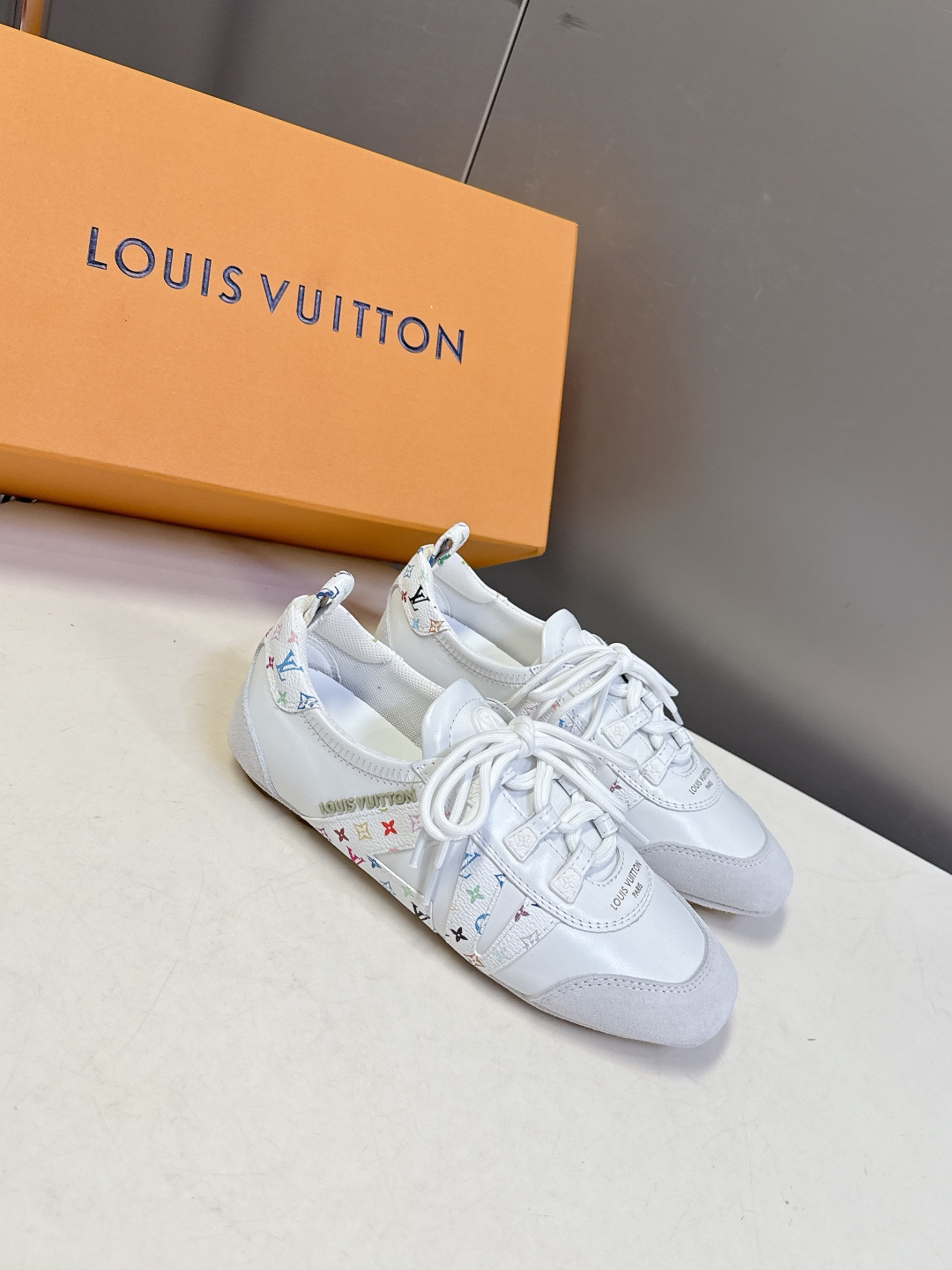 Louis Vuitton路易威登驴牌春夏Sneakerina系列 芭蕾运动鞋 德训鞋 平底鞋 原版三对