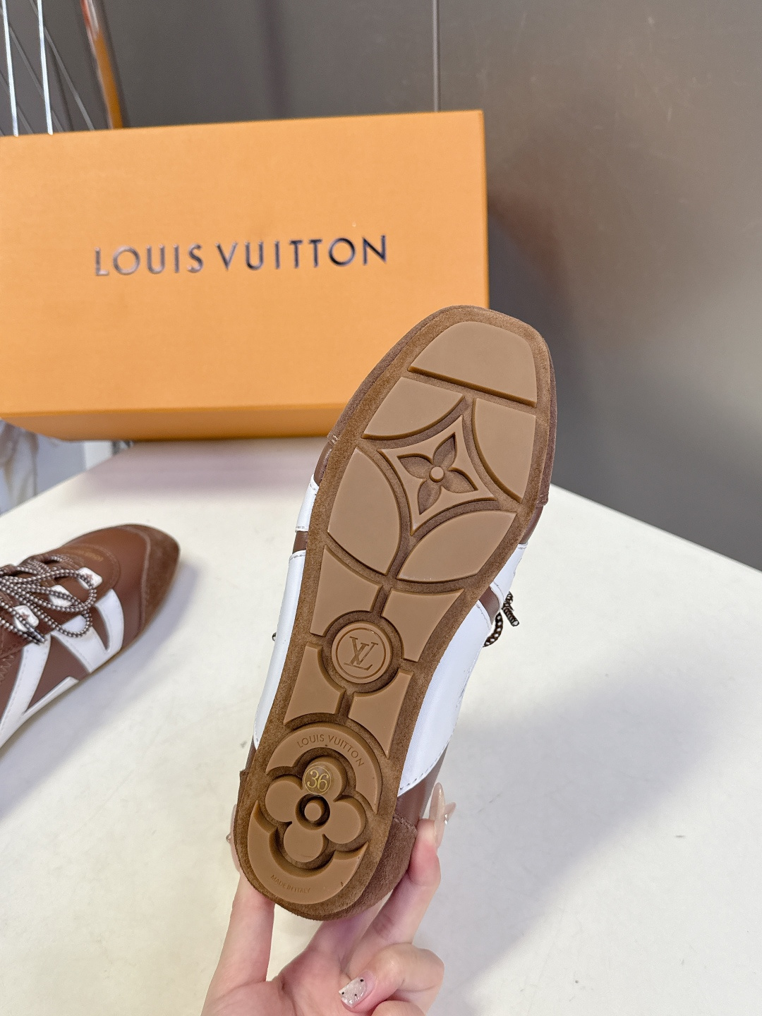 Louis Vuitton路易威登驴牌春夏Sneakerina系列 芭蕾运动鞋 德训鞋 平底鞋 原版三对