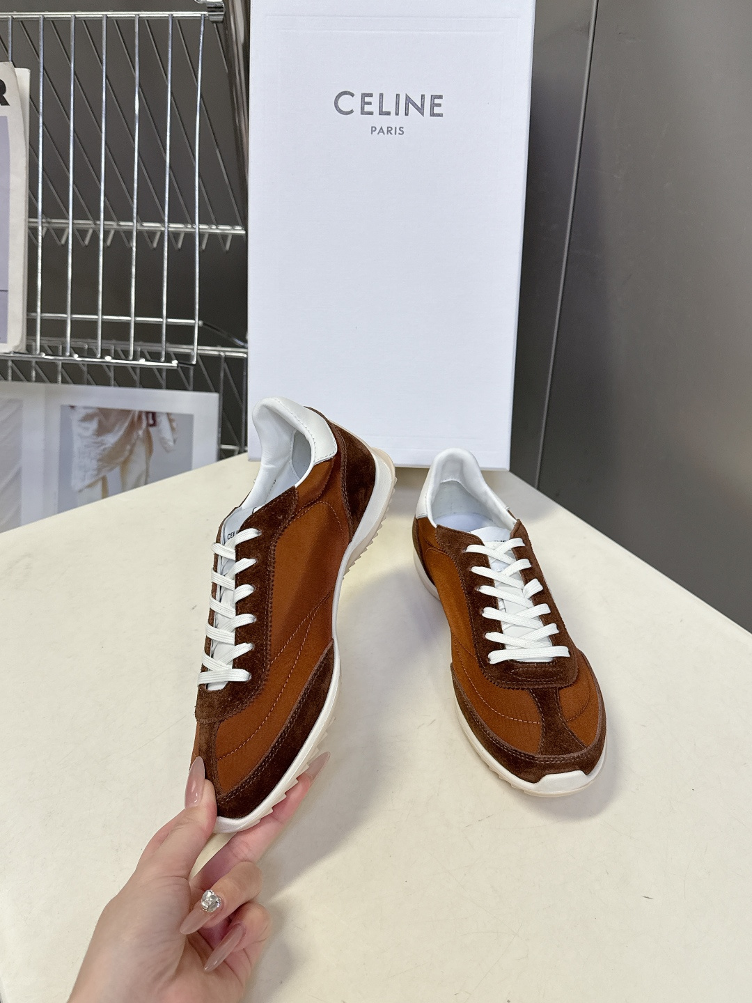 CELINE思琳春夏最新款Racer系列 阿甘鞋 运动鞋 超多明星时尚博主种草 阿甘鞋鞋型设计经典永不过