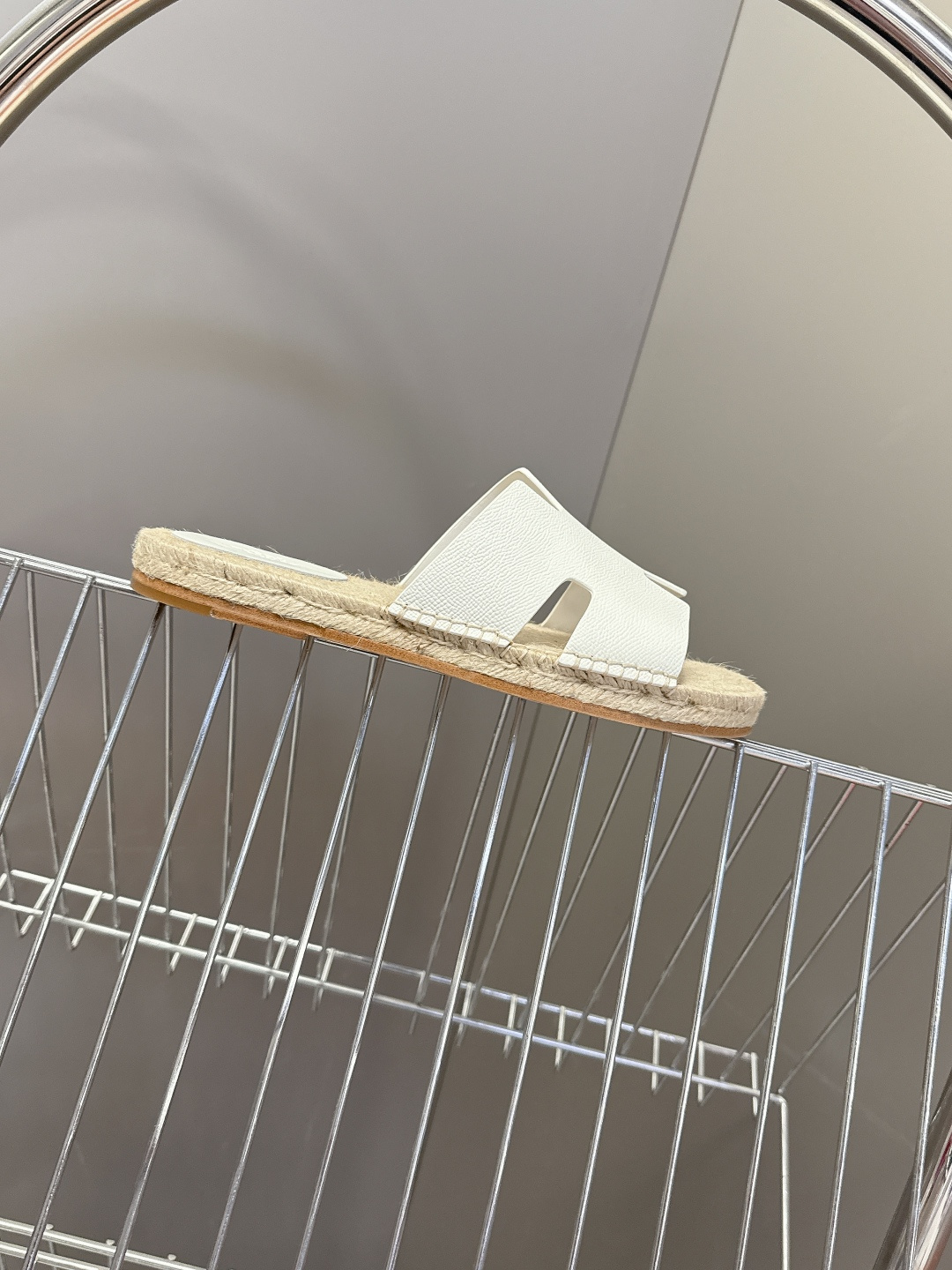 HERMES爱马仕春夏最新情侣款Antigua草编鞋 H拖鞋 超多明星网红种草 夏天必备 麂皮山羊皮草编