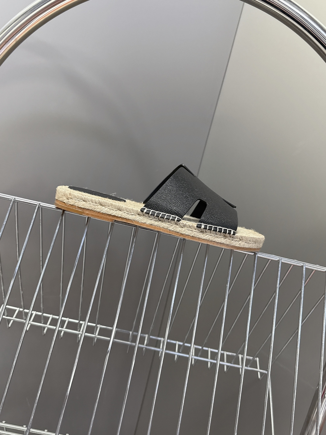 HERMES爱马仕春夏最新情侣款Antigua草编鞋 H拖鞋 超多明星网红种草 夏天必备 麂皮山羊皮草编