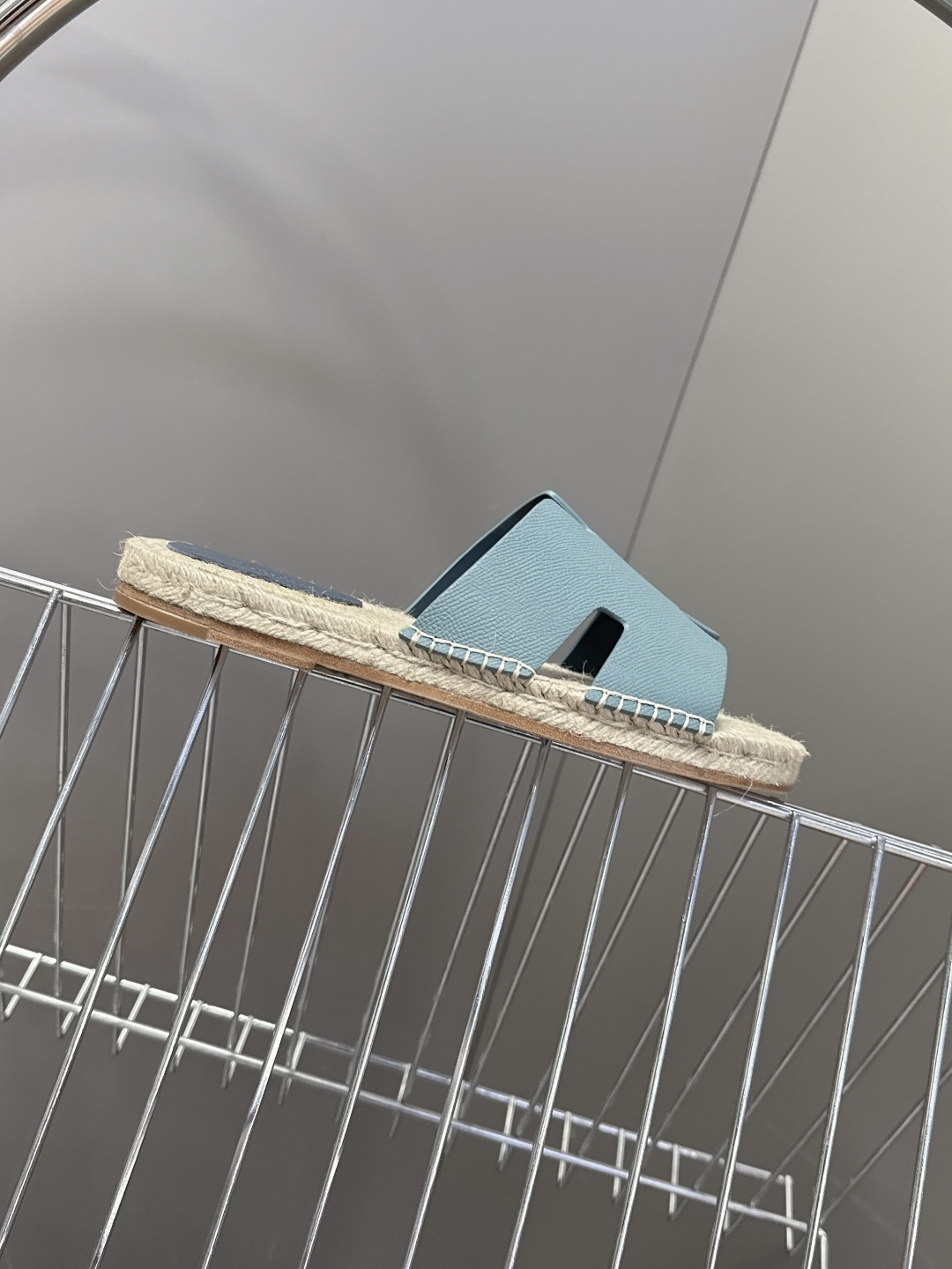 HERMES爱马仕春夏最新情侣款Antigua草编鞋 H拖鞋 超多明星网红种草 夏天必备 麂皮山羊皮草编