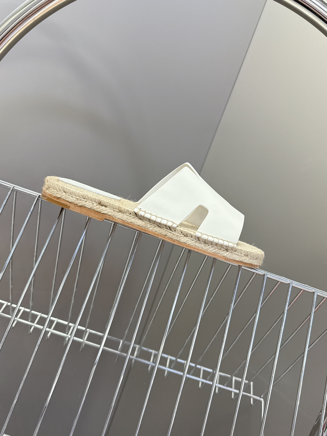 HERMES爱马仕春夏最新情侣款Antigua草编鞋 H拖鞋 超多明星网红种草 夏天必备 麂皮山羊皮草编