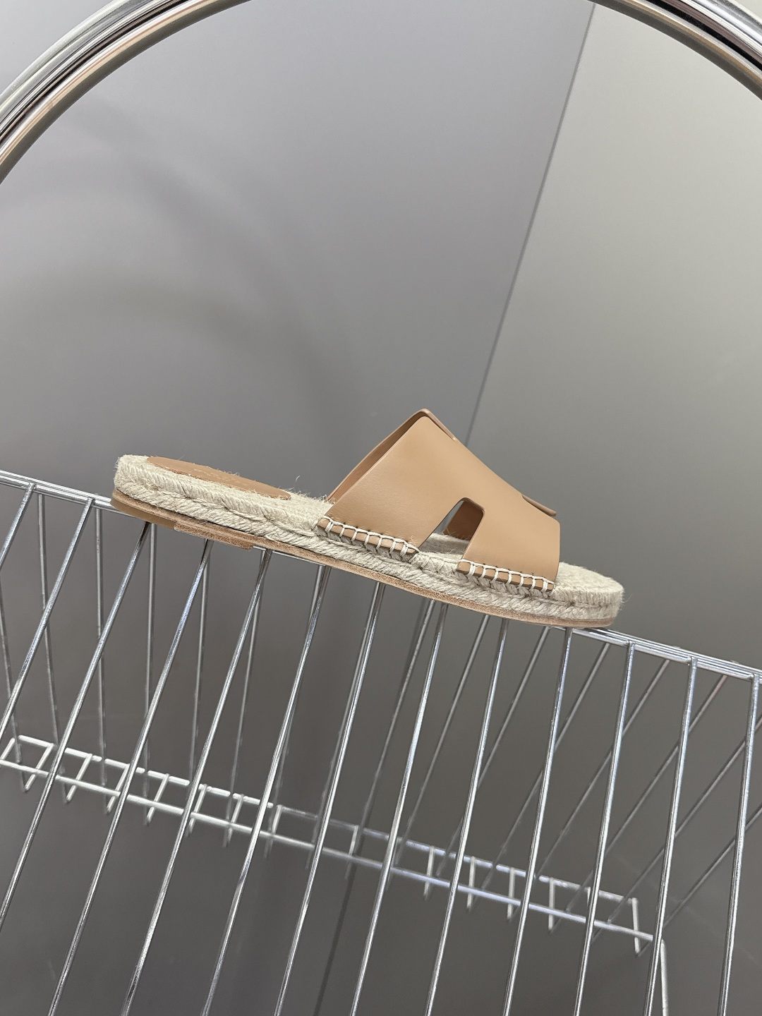 HERMES爱马仕春夏最新情侣款Antigua草编鞋 H拖鞋 超多明星网红种草 夏天必备 麂皮山羊皮草编