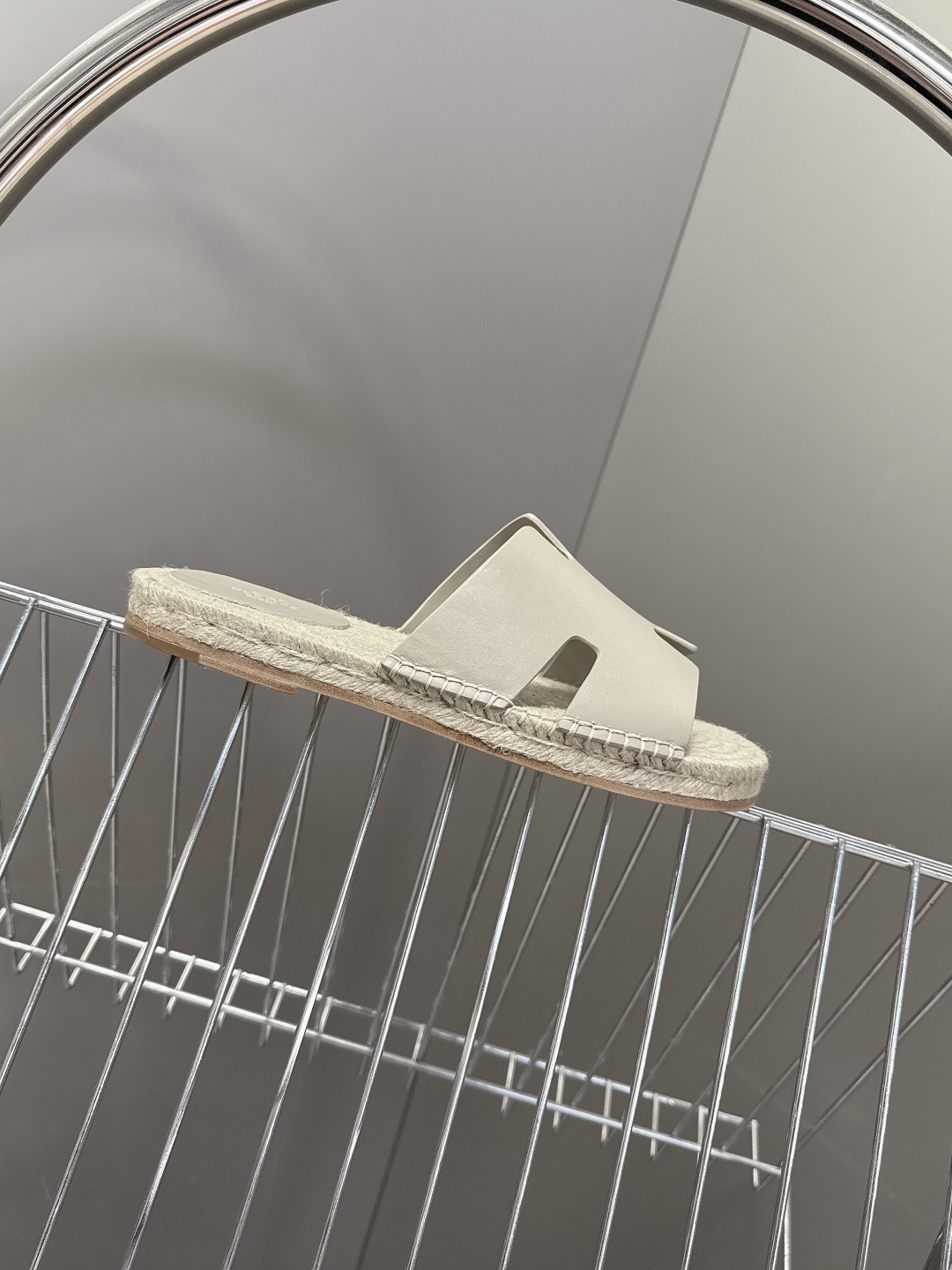 HERMES爱马仕春夏最新情侣款Antigua草编鞋 H拖鞋 超多明星网红种草 夏天必备 麂皮山羊皮草编