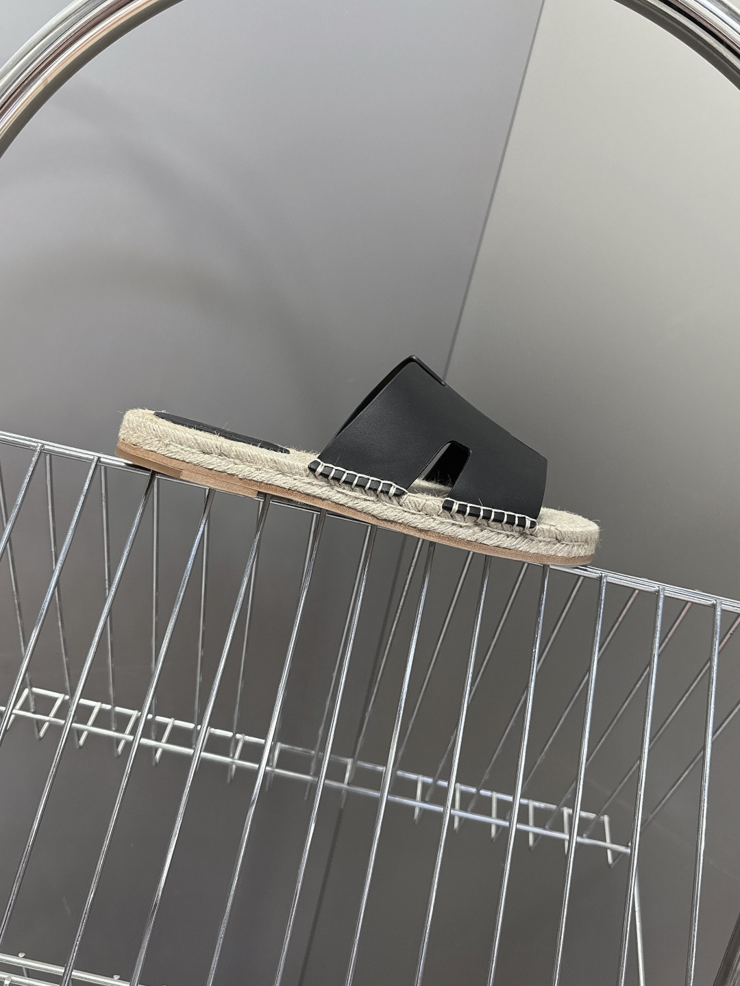 HERMES爱马仕春夏最新情侣款Antigua草编鞋 H拖鞋 超多明星网红种草 夏天必备 麂皮山羊皮草编