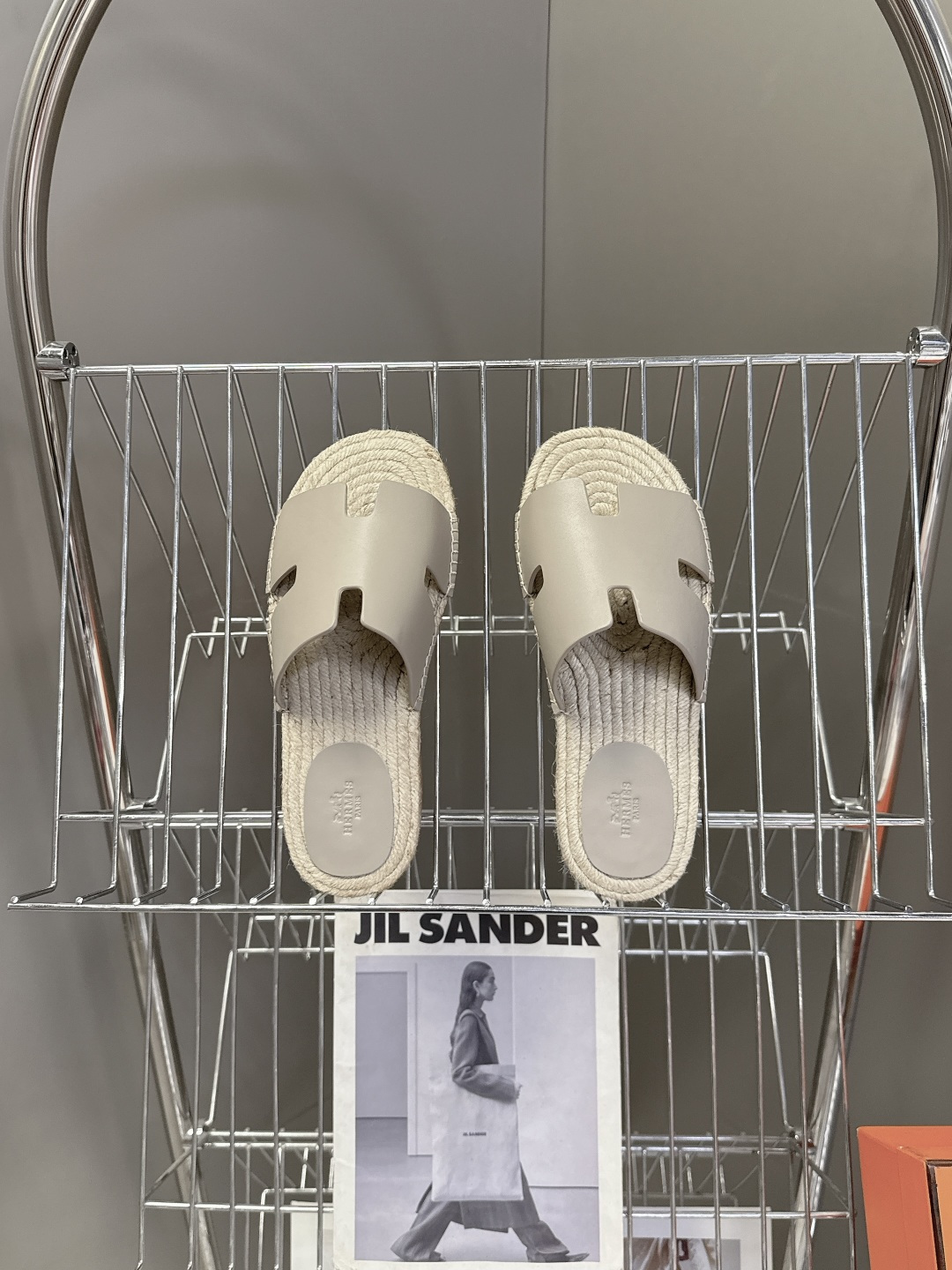 HERMES爱马仕春夏最新情侣款Antigua草编鞋 H拖鞋 超多明星网红种草 夏天必备 麂皮山羊皮草编