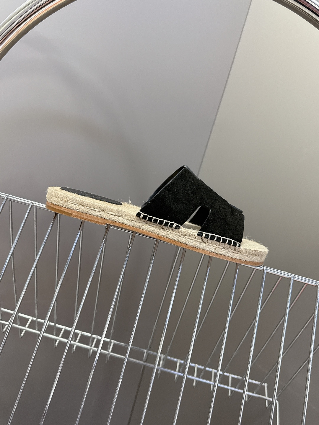 HERMES爱马仕春夏最新情侣款Antigua草编鞋 H拖鞋 超多明星网红种草 夏天必备 麂皮山羊皮草编