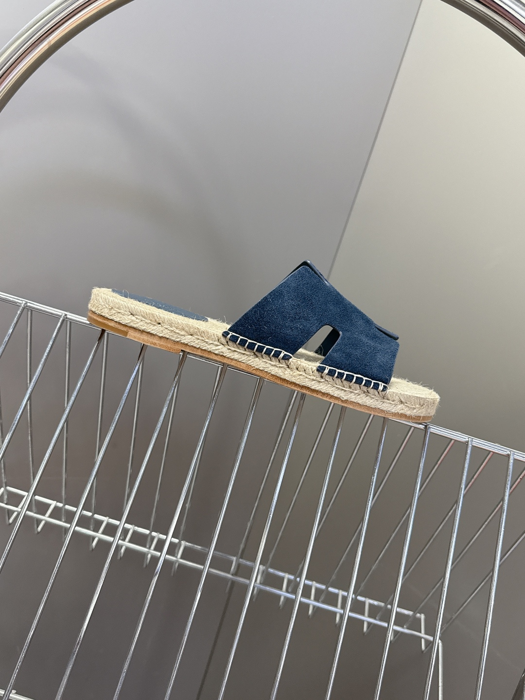 HERMES爱马仕春夏最新情侣款Antigua草编鞋 H拖鞋 超多明星网红种草 夏天必备 麂皮山羊皮草编