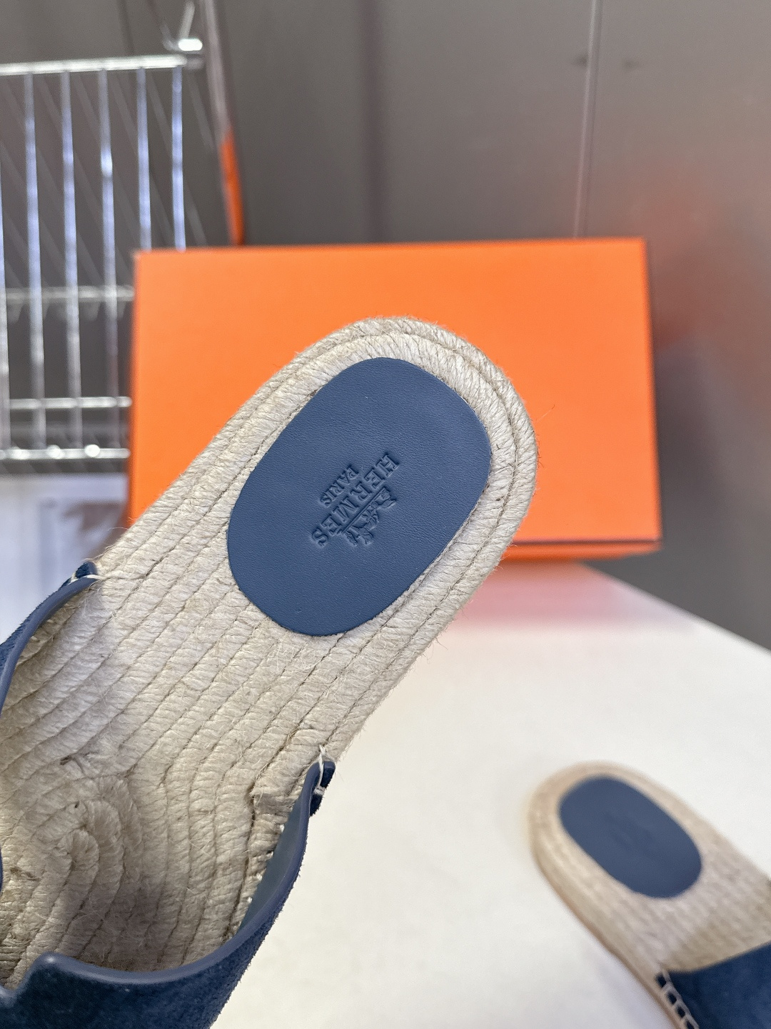 HERMES爱马仕春夏最新情侣款Antigua草编鞋 H拖鞋 超多明星网红种草 夏天必备 麂皮山羊皮草编