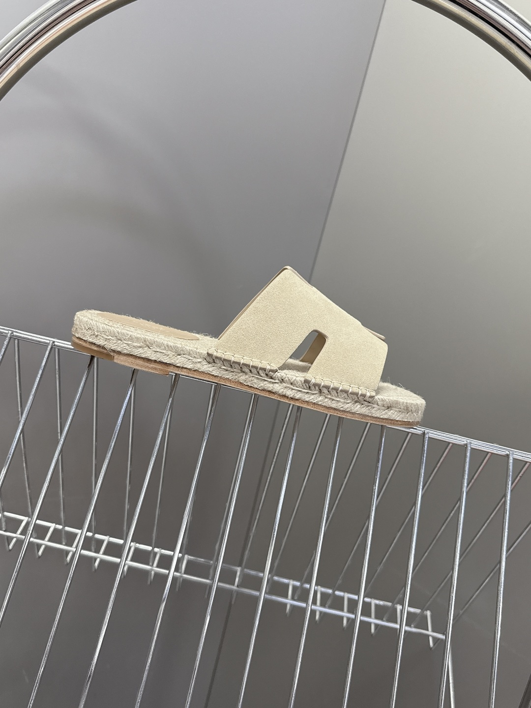 HERMES爱马仕春夏最新情侣款Antigua草编鞋 H拖鞋 超多明星网红种草 夏天必备 麂皮山羊皮草编