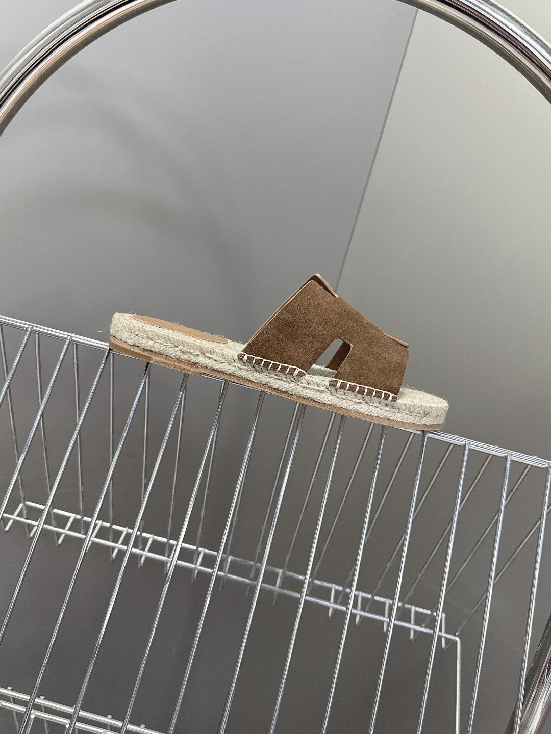 HERMES爱马仕春夏最新情侣款Antigua草编鞋 H拖鞋 超多明星网红种草 夏天必备 麂皮山羊皮草编