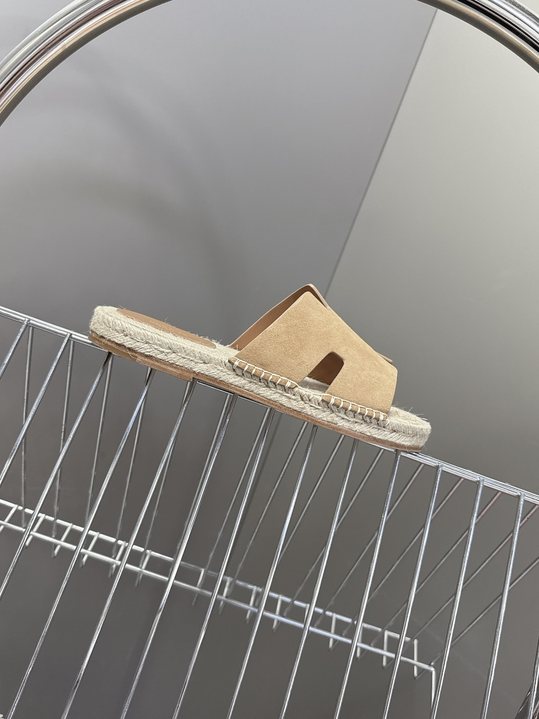 HERMES爱马仕春夏最新情侣款Antigua草编鞋 H拖鞋 超多明星网红种草 夏天必备 麂皮山羊皮草编