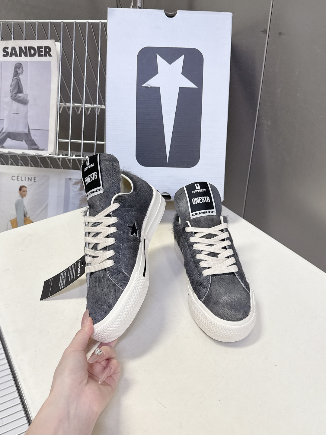 Rick Owensx Converse匡威联名款 自从14年RickOwens曾在DRKSHDW春夏系