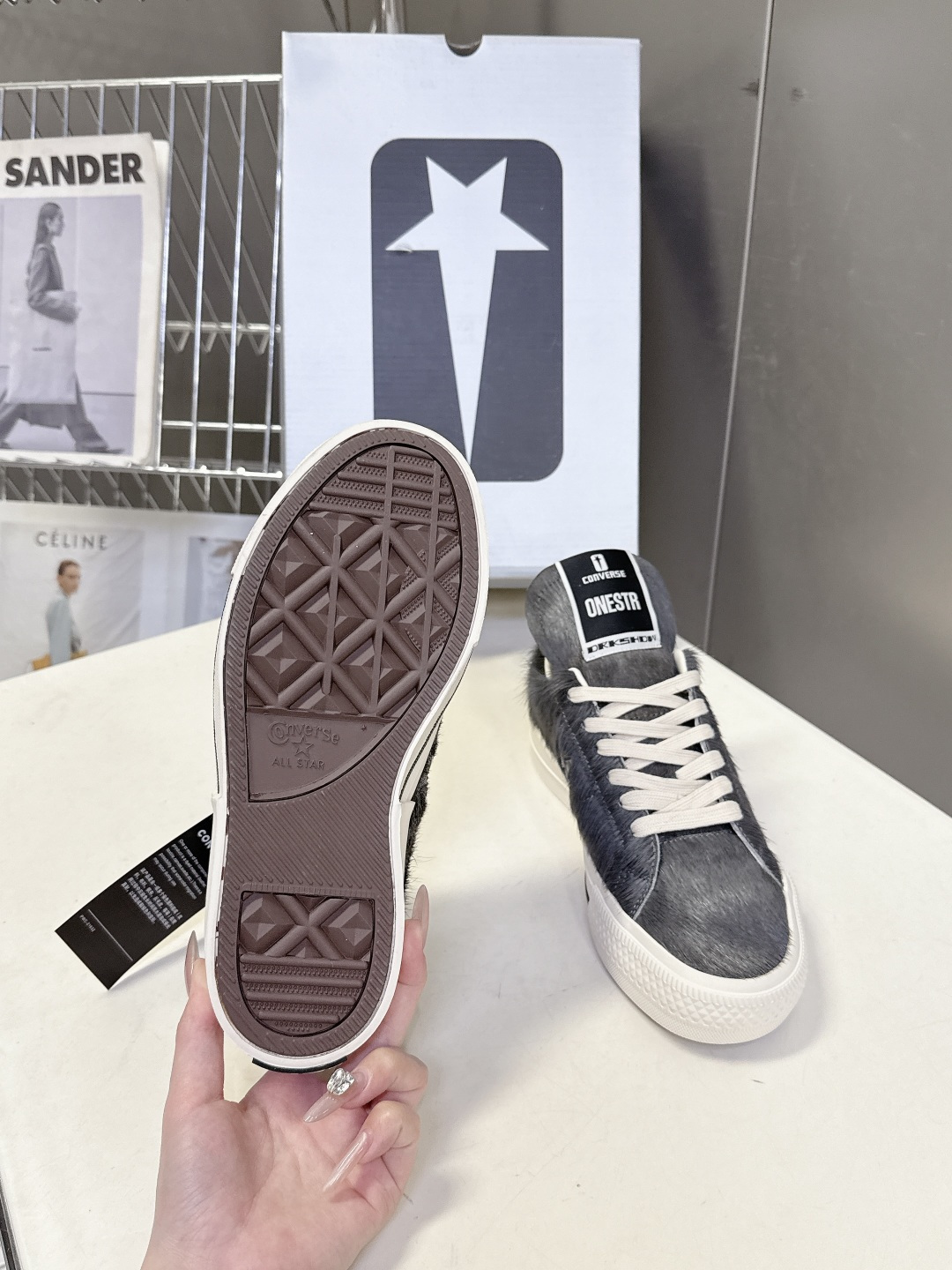 Rick Owensx Converse匡威联名款 自从14年RickOwens曾在DRKSHDW春夏系