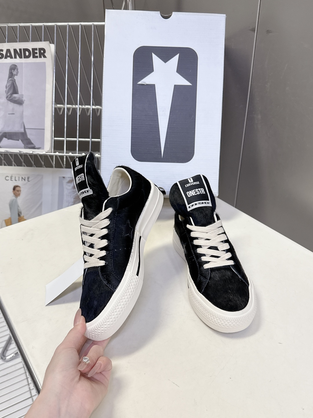 Rick Owensx Converse匡威联名款 自从14年RickOwens曾在DRKSHDW春夏系