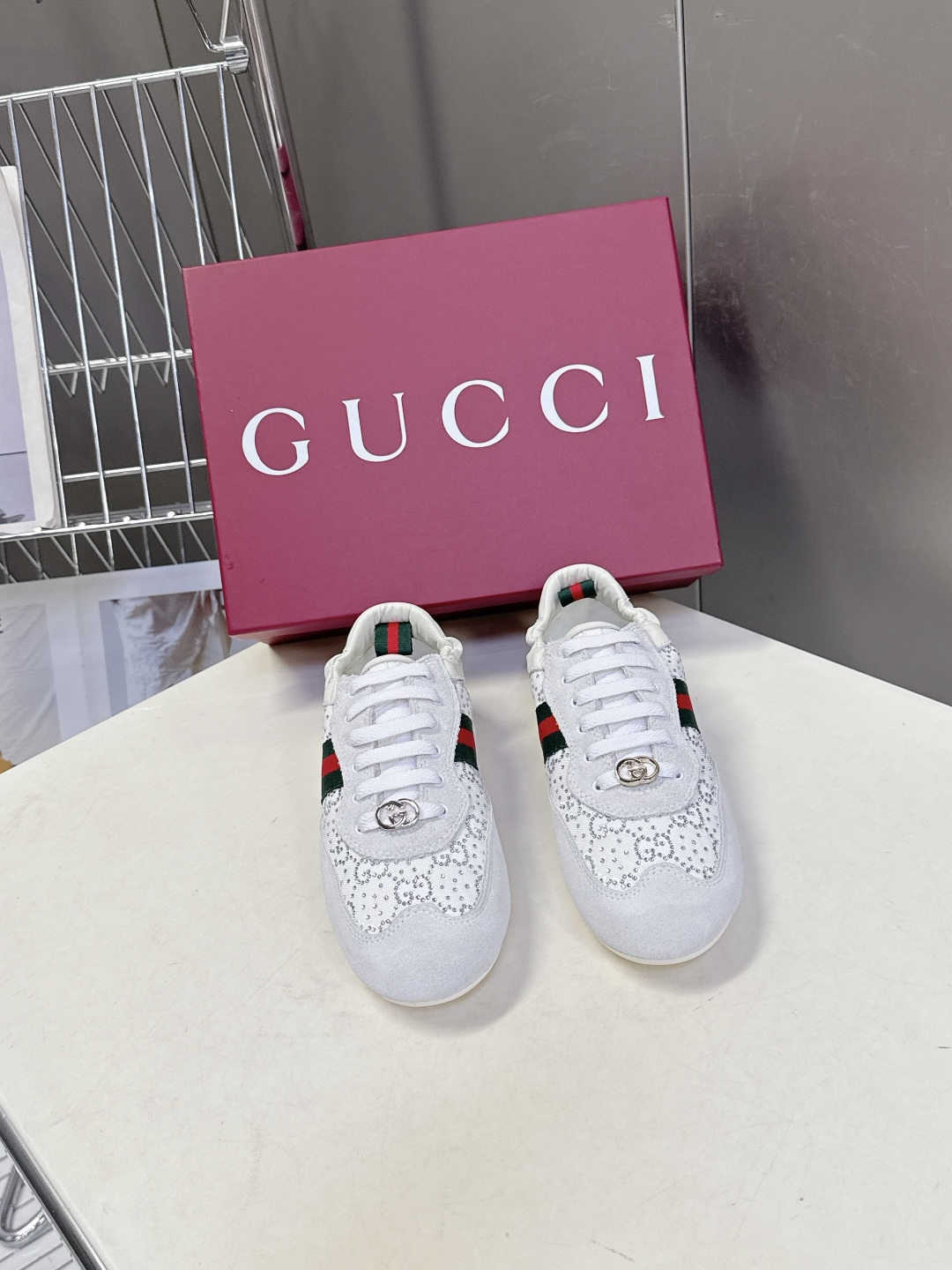 男装➕10 Gucci古驰Shift系列最新情侣款运动鞋系带休闲德训鞋超多明星网红种草 Gucci Sh