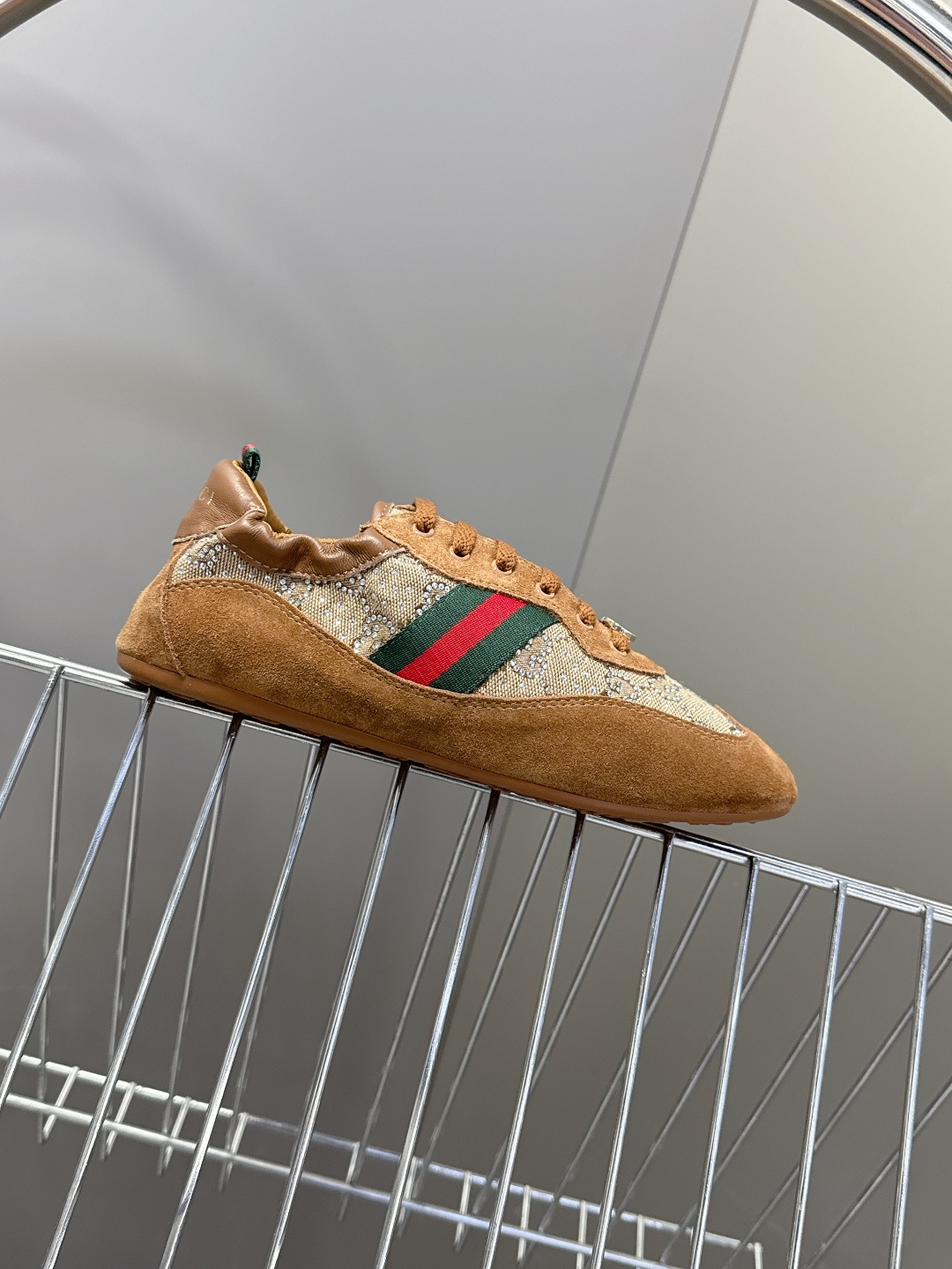 男装➕10 Gucci古驰Shift系列最新情侣款运动鞋系带休闲德训鞋超多明星网红种草 Gucci Sh