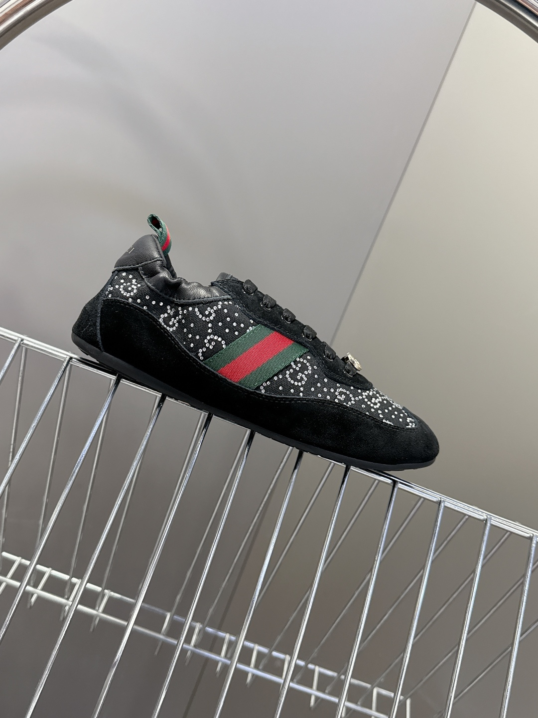 男装➕10 Gucci古驰Shift系列最新情侣款运动鞋系带休闲德训鞋超多明星网红种草 Gucci Sh