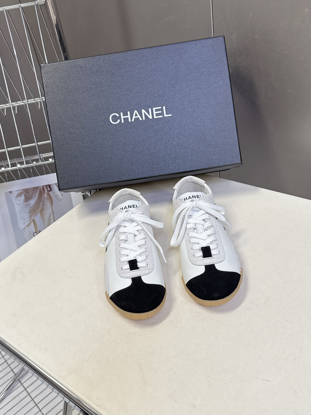 CHANEL香奈儿26P最新春夏款休闲鞋 德训鞋 超多明星时尚博主种草 专柜断货王 一鞋难求 这季新款简