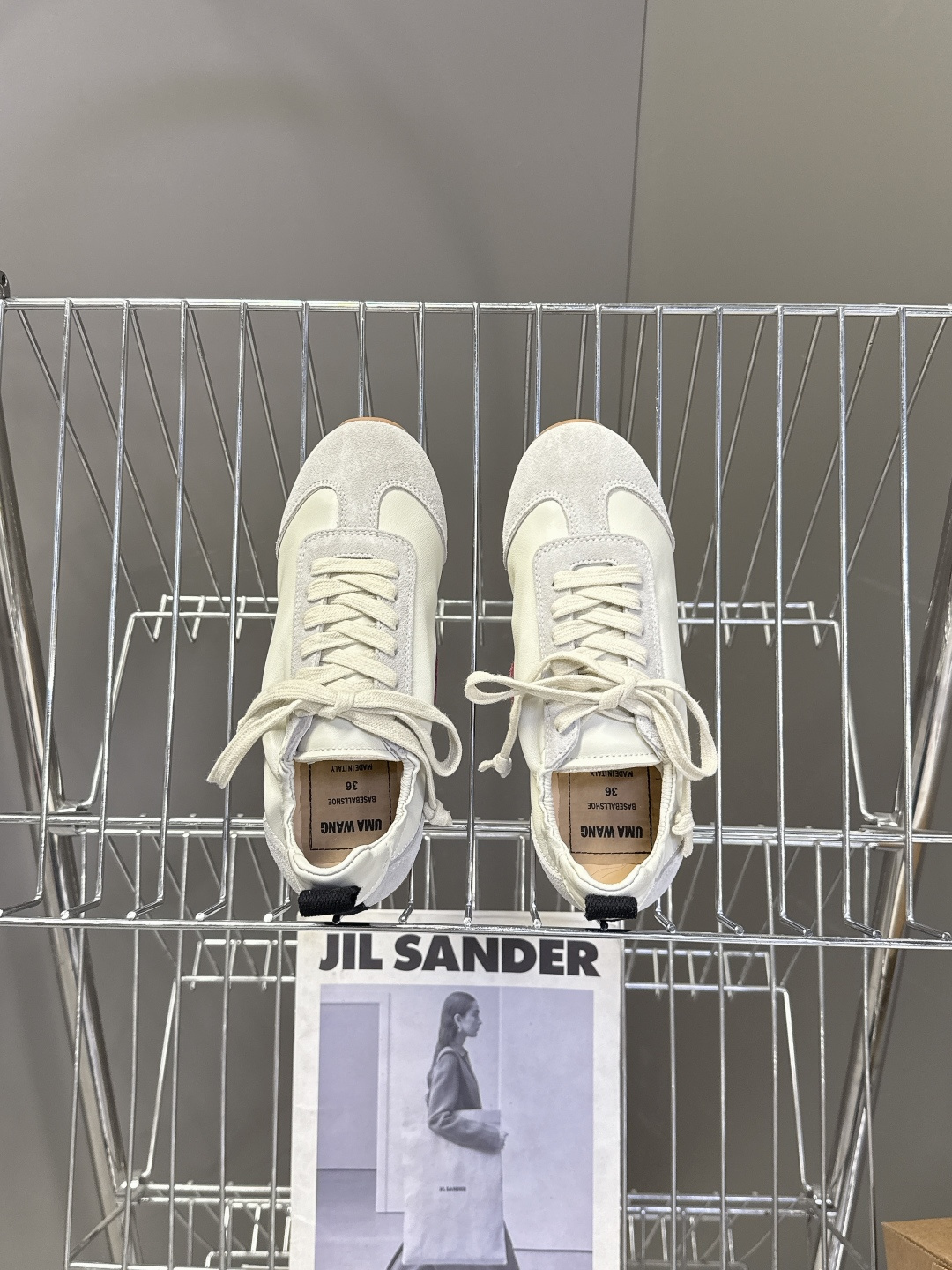 UMA WANG2026春夏最新款复古绑带 德训鞋 休闲鞋超多明星网红种草 内衬为细腻小羊皮，触感亲肤且