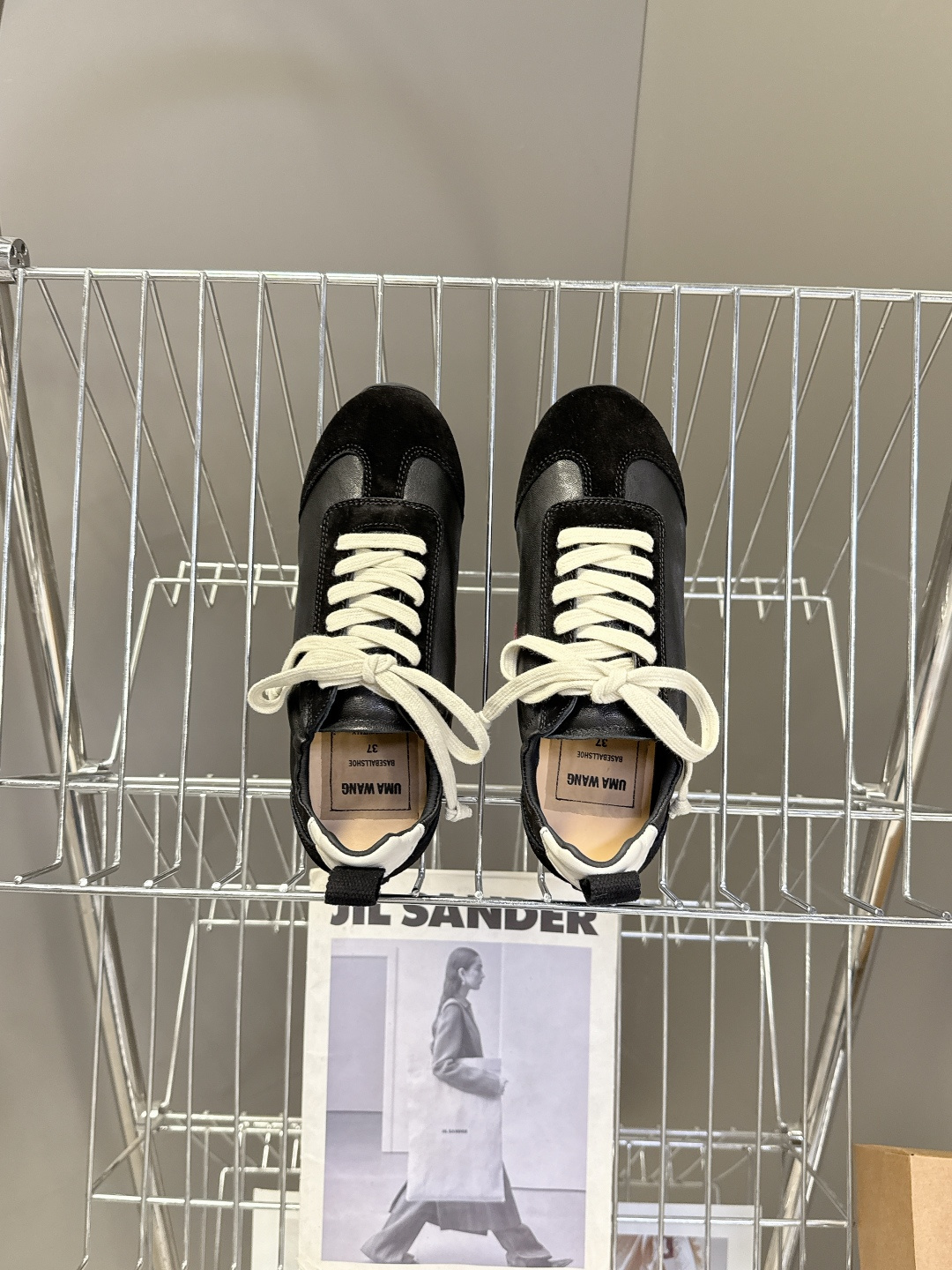 UMA WANG2026春夏最新款复古绑带 德训鞋 休闲鞋超多明星网红种草 内衬为细腻小羊皮，触感亲肤且