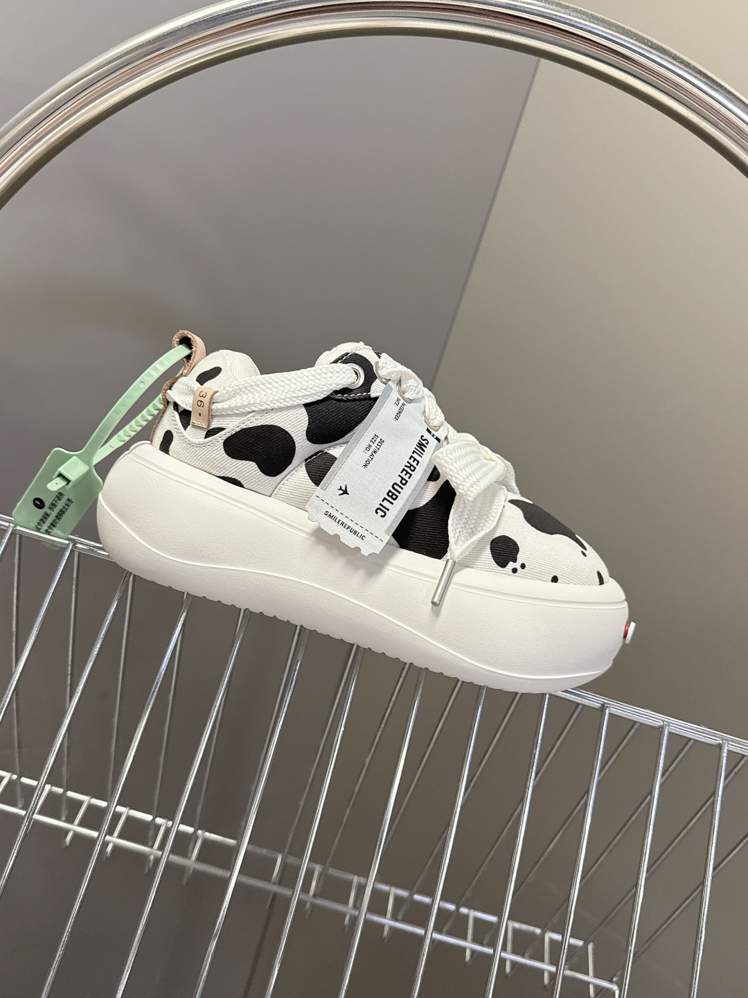 smilerpublic小众品牌2026春夏最新款开口笑情侣款面包鞋 超多明星网红种草 软软的厚底憨憨的