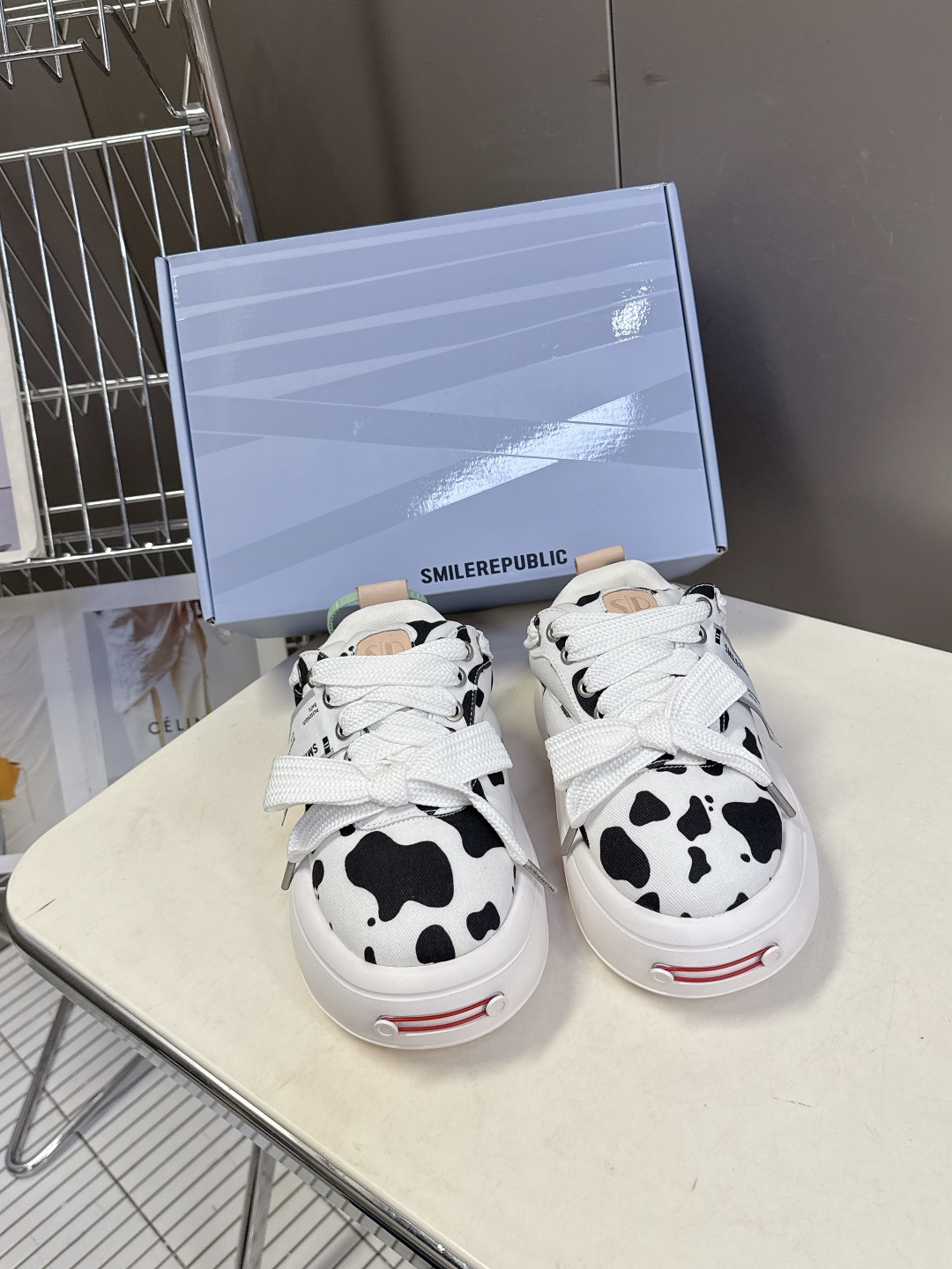 smilerpublic小众品牌2026春夏最新款开口笑情侣款面包鞋 超多明星网红种草 软软的厚底憨憨的