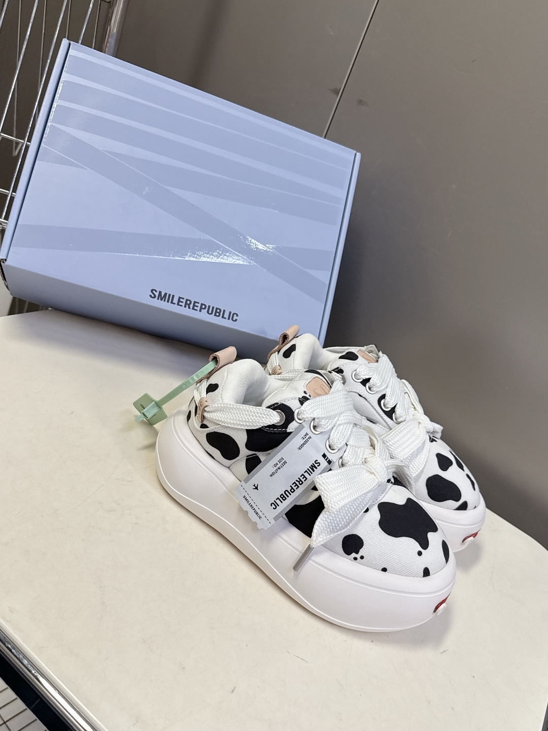 smilerpublic小众品牌2026春夏最新款开口笑情侣款面包鞋 超多明星网红种草 软软的厚底憨憨的