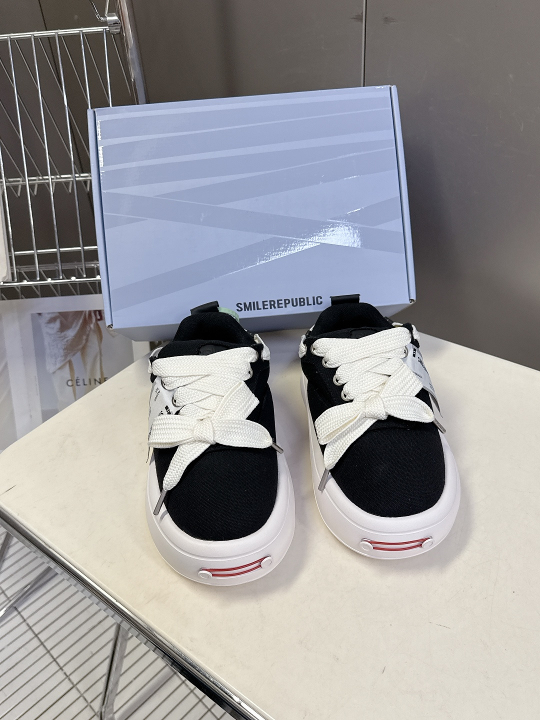 smilerpublic小众品牌2026春夏最新款开口笑情侣款面包鞋 超多明星网红种草 软软的厚底憨憨的