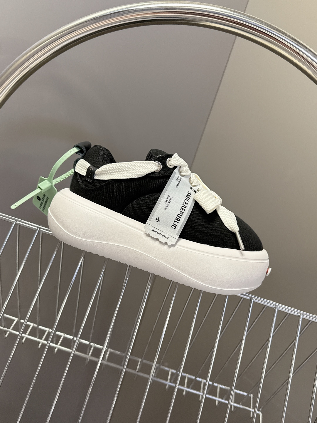 smilerpublic小众品牌2026春夏最新款开口笑情侣款面包鞋 超多明星网红种草 软软的厚底憨憨的