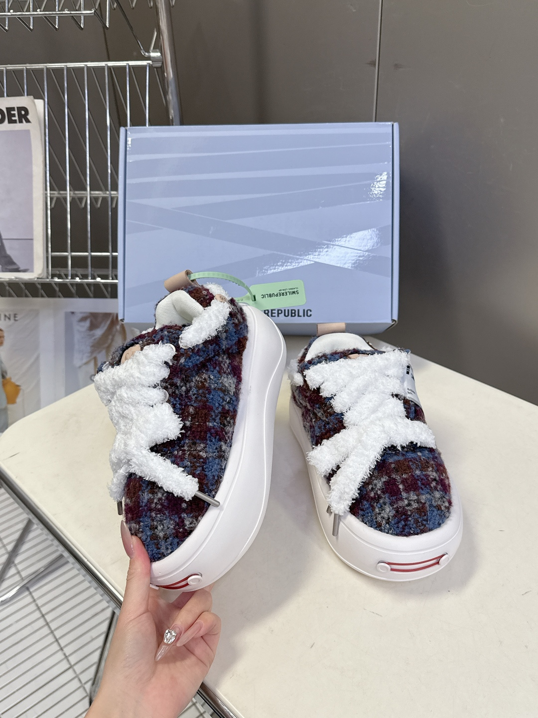 smilerpublic小众品牌2026春夏最新款开口笑情侣款面包鞋 超多明星网红种草 软软的厚底憨憨的