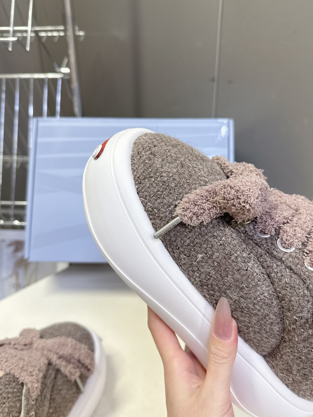 smilerpublic小众品牌2026春夏最新款开口笑情侣款面包鞋 超多明星网红种草 软软的厚底憨憨的