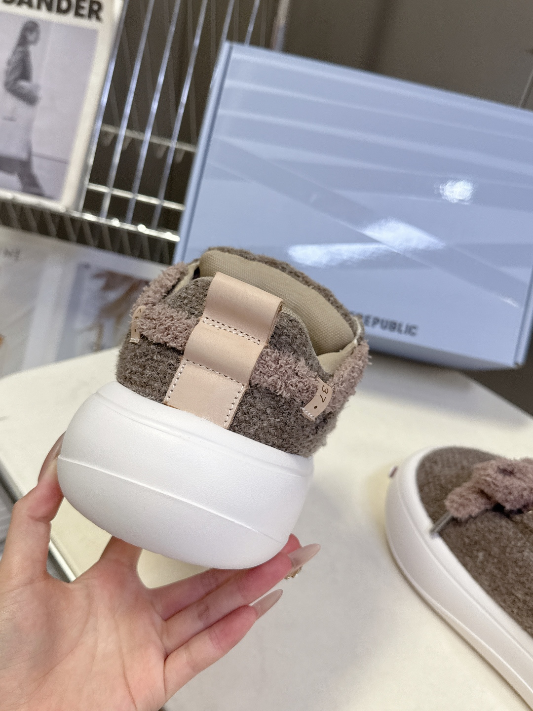 smilerpublic小众品牌2026春夏最新款开口笑情侣款面包鞋 超多明星网红种草 软软的厚底憨憨的